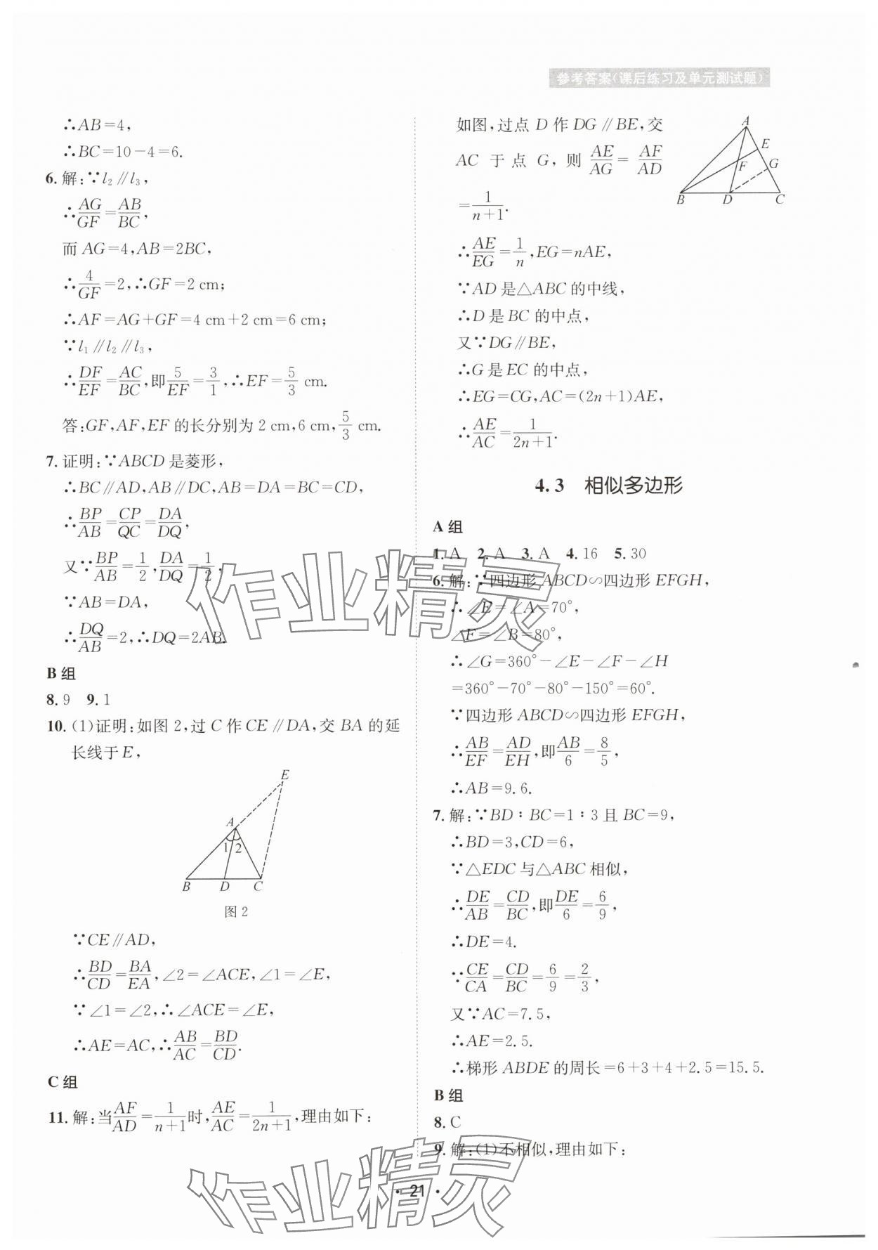 2024年數(shù)學(xué)愛好者同步訓(xùn)練九年級(jí)全一冊(cè)北師大版 第21頁