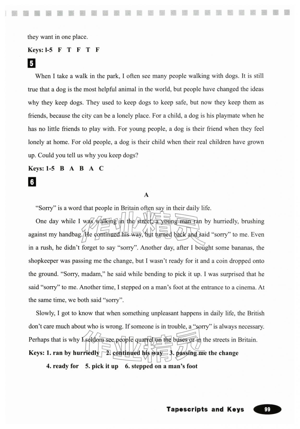 2025年英语同步听力人民教育出版社九年级全一册人教版 参考答案第13页