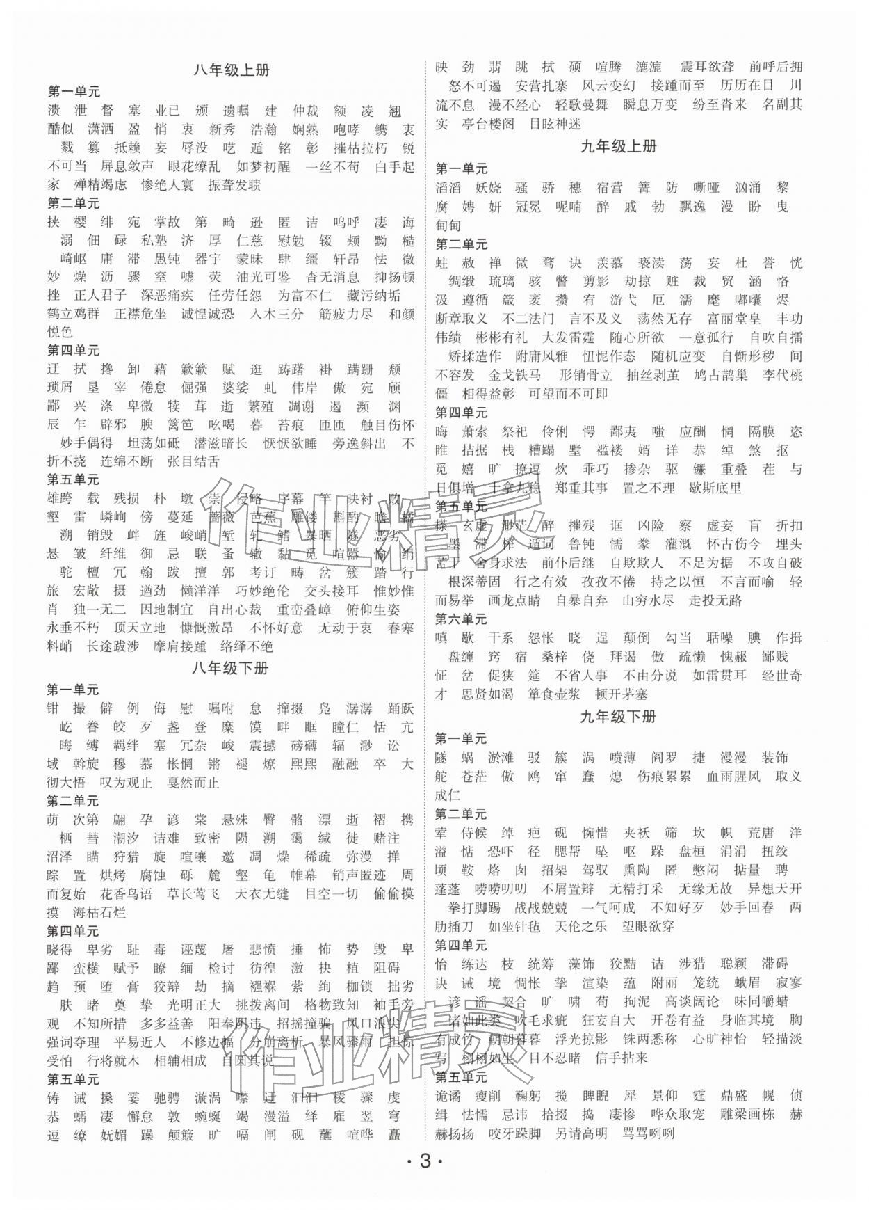 2026年语文总复习深圳专版&nbsp;第3页