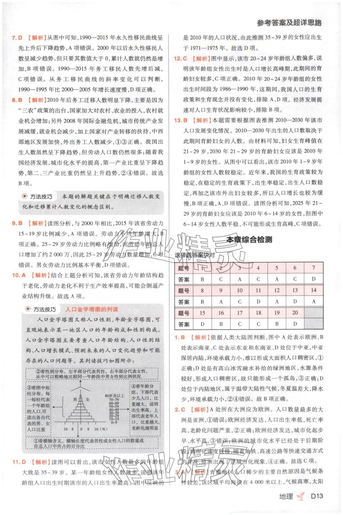2026年练习生高中地理必修第二册人教版 第13页
