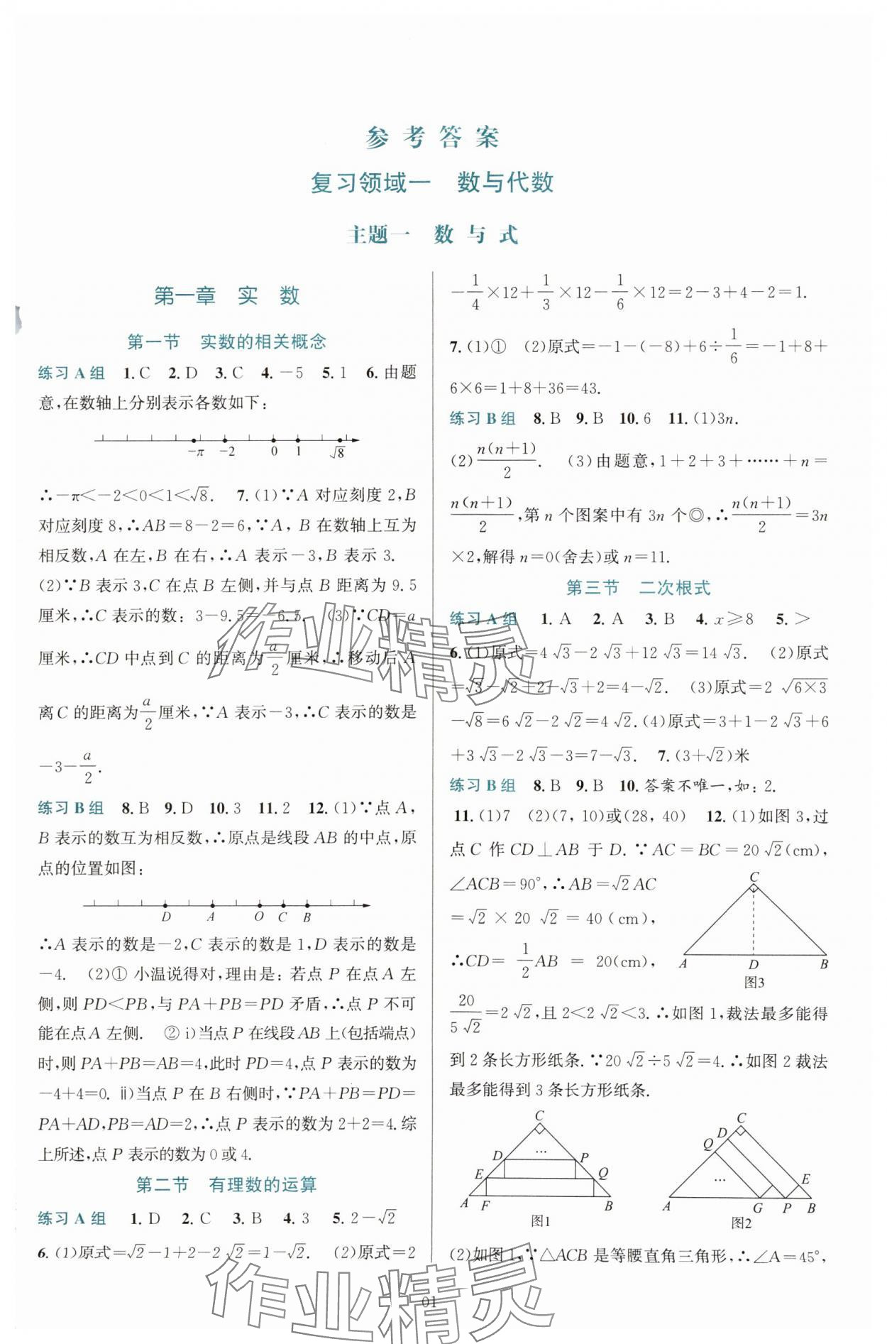 2025年初中學業(yè)水平考試復習導引數(shù)學 第1頁