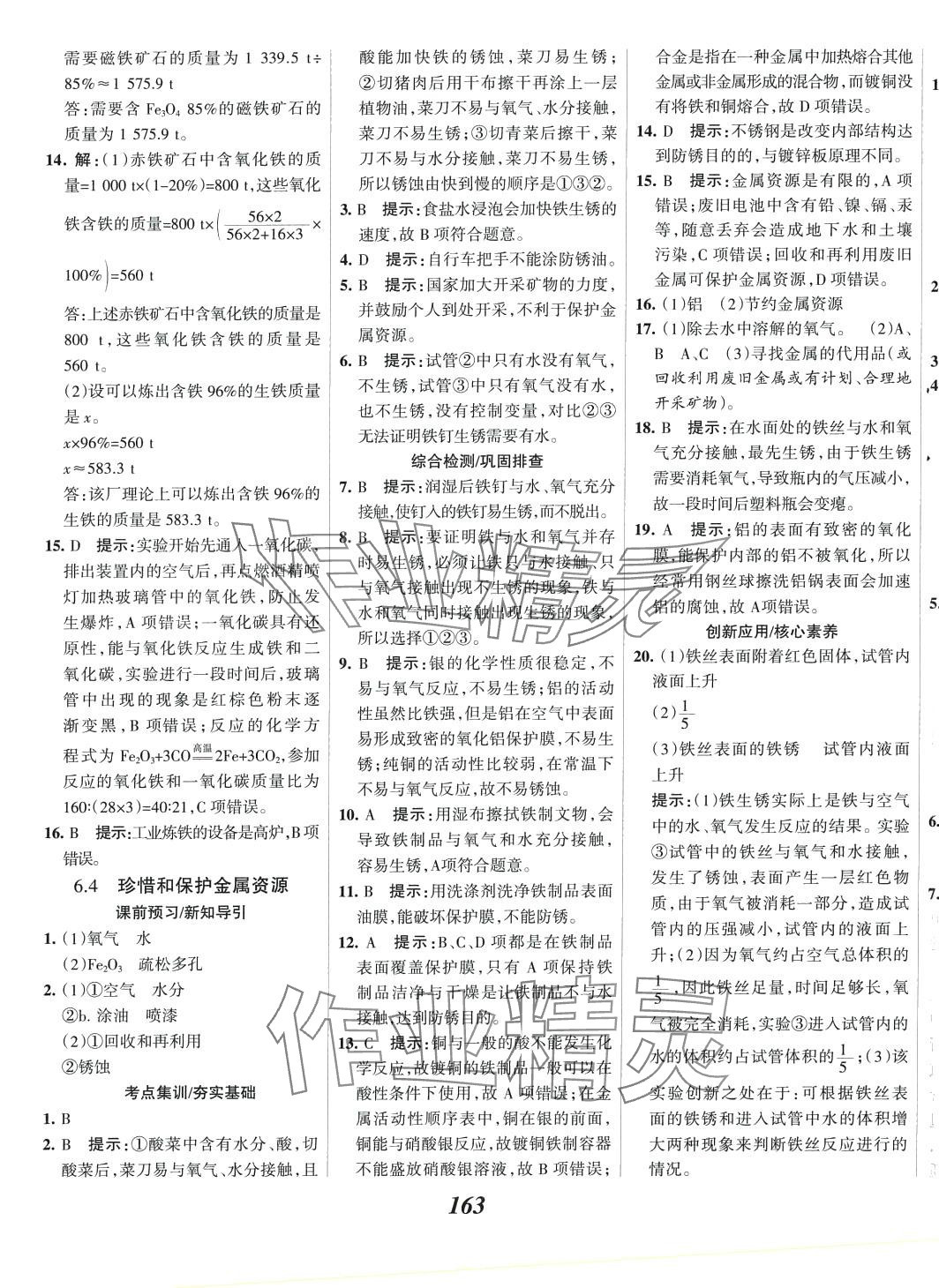 2024年全优课堂考点集训与满分备考九年级化学下册科粤版 第7页