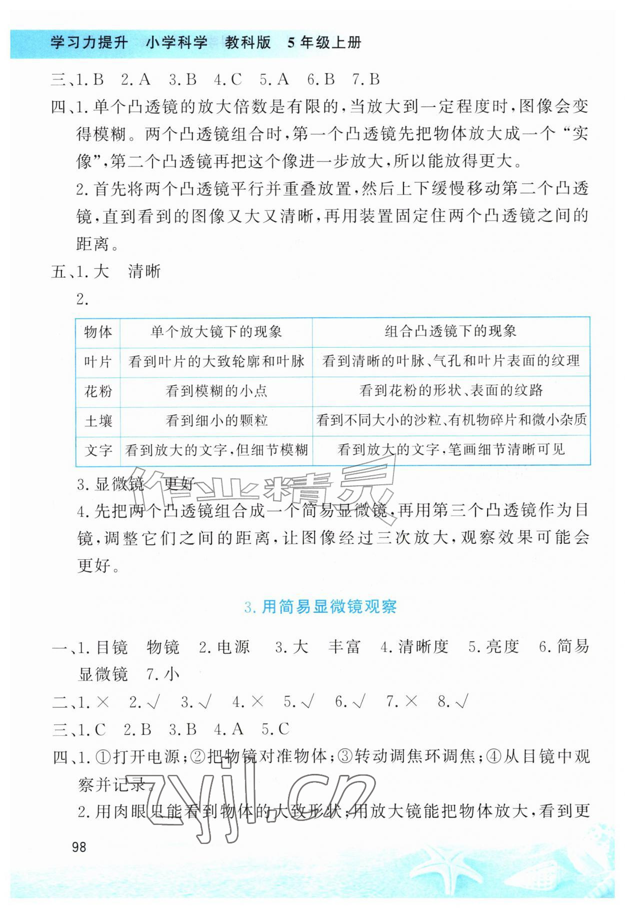 2026年学习力提升五年级科学上册教科版&nbsp;第2页