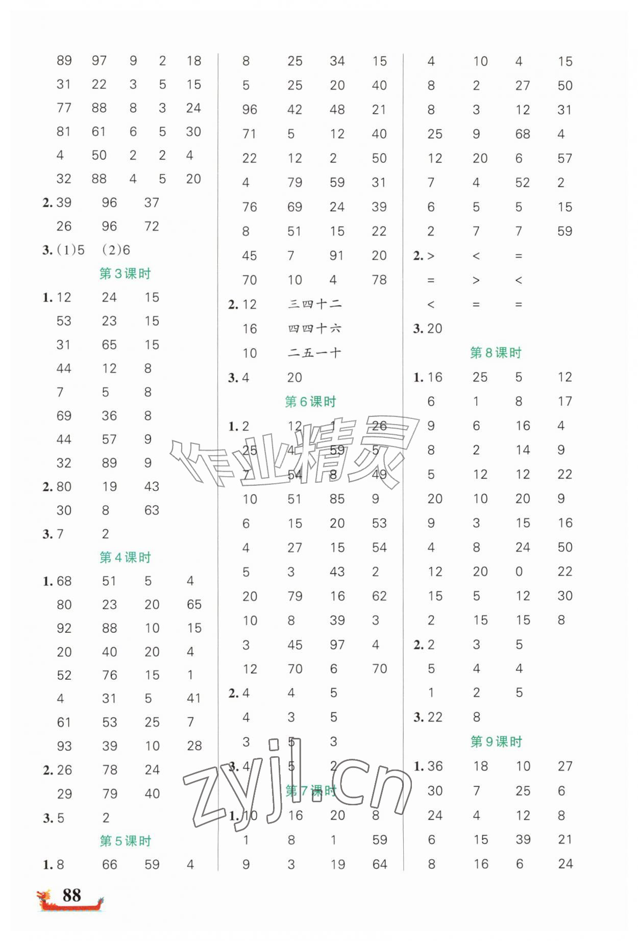 2026年绿卡小学计算特训二年级数学上册人教版广东专版&nbsp;第2页