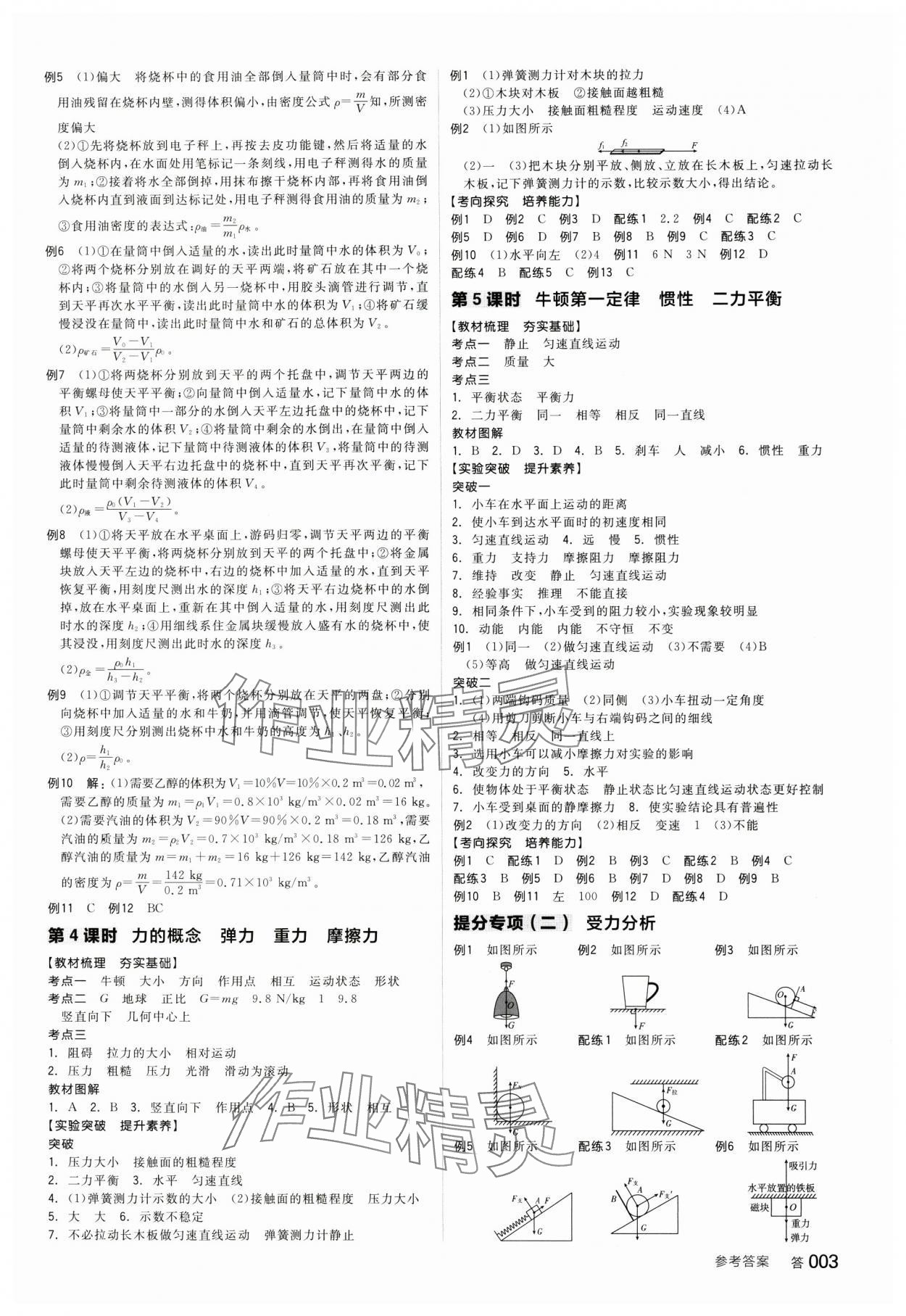 2025年全品中考復(fù)習(xí)方案物理天津?qū)０?nbsp;參考答案第2頁(yè)