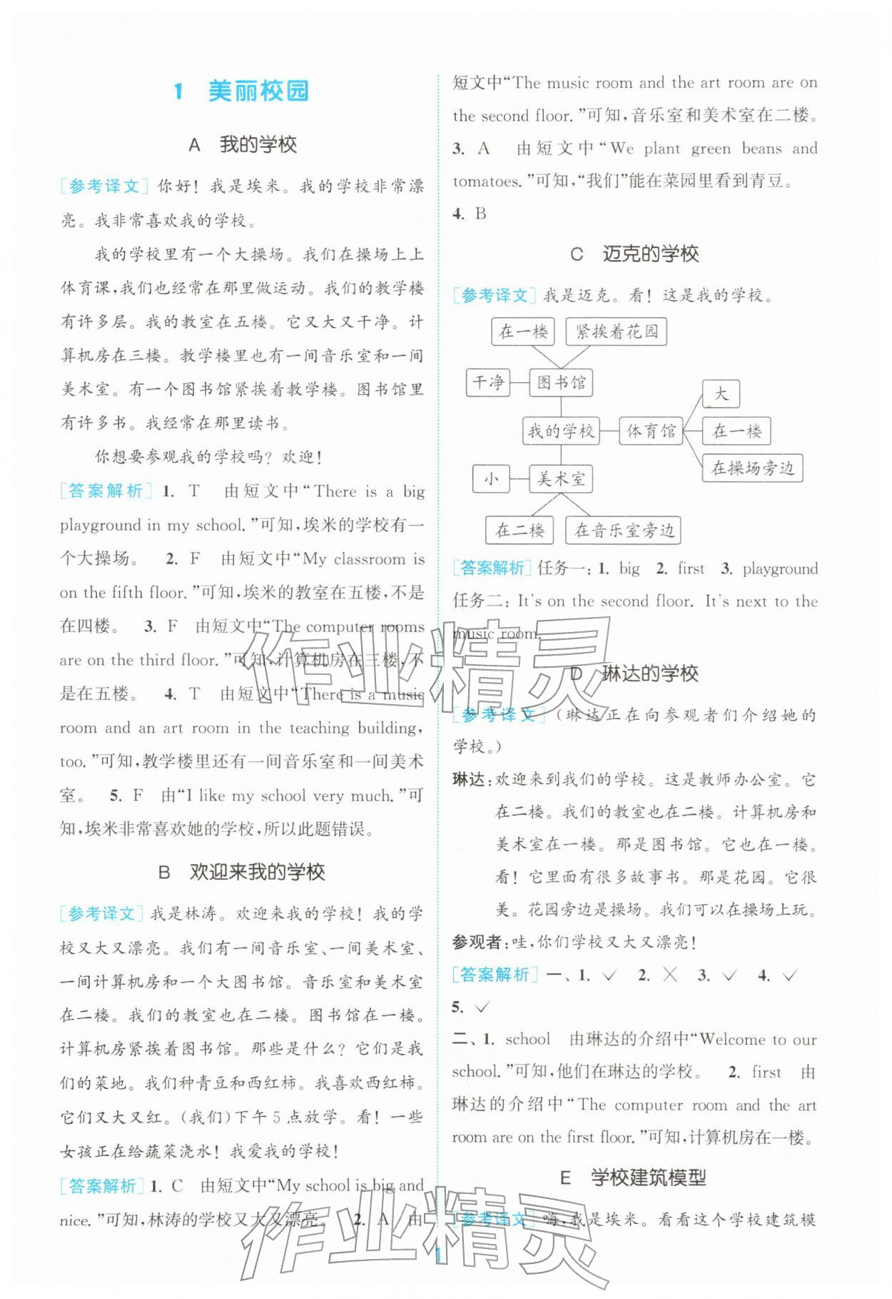 2026年通城学典赢在阅读四年级英语下册译林版&nbsp;第1页