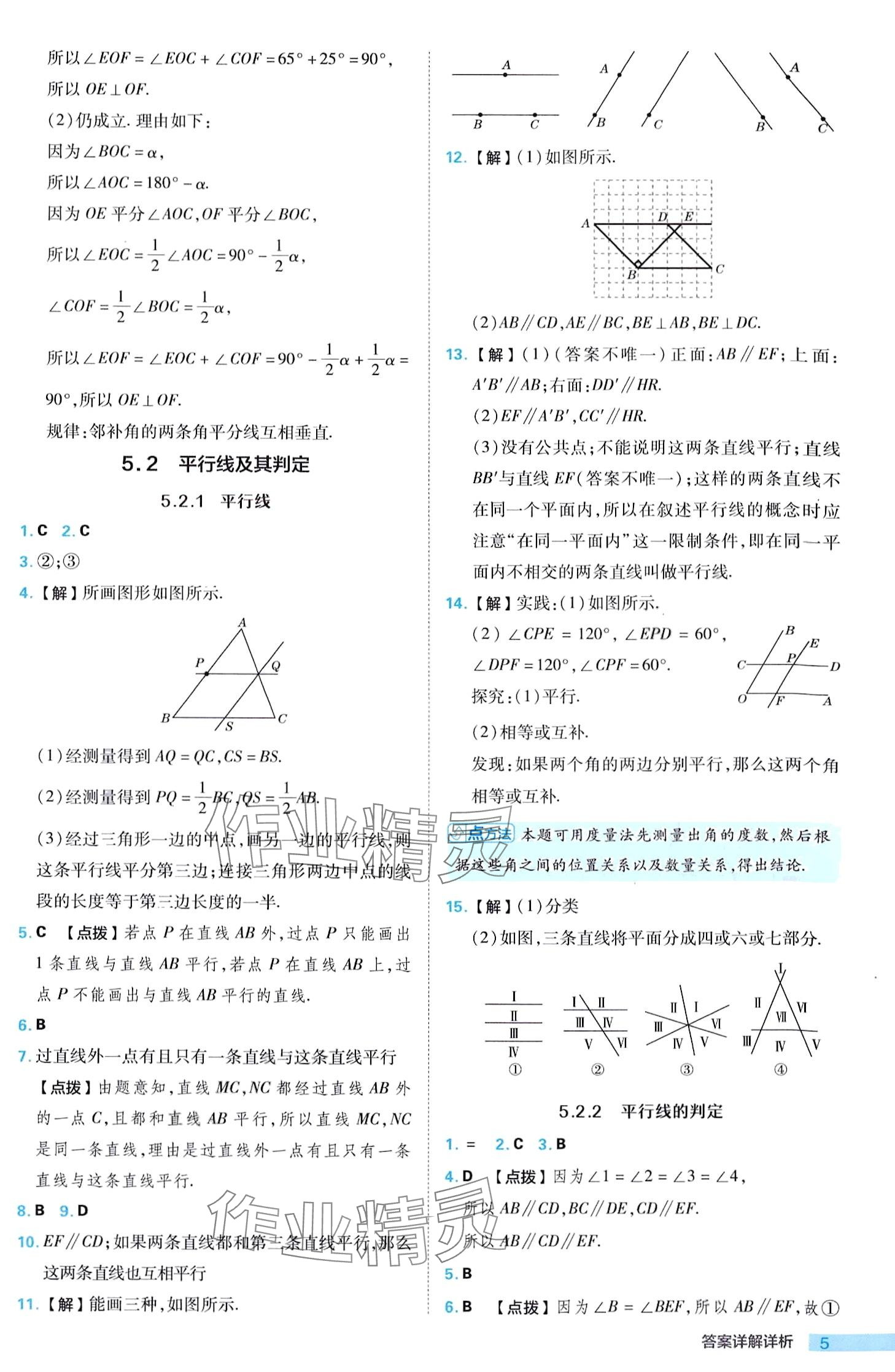 2024年綜合應(yīng)用創(chuàng)新題典中點七年級下冊人教版 第5頁