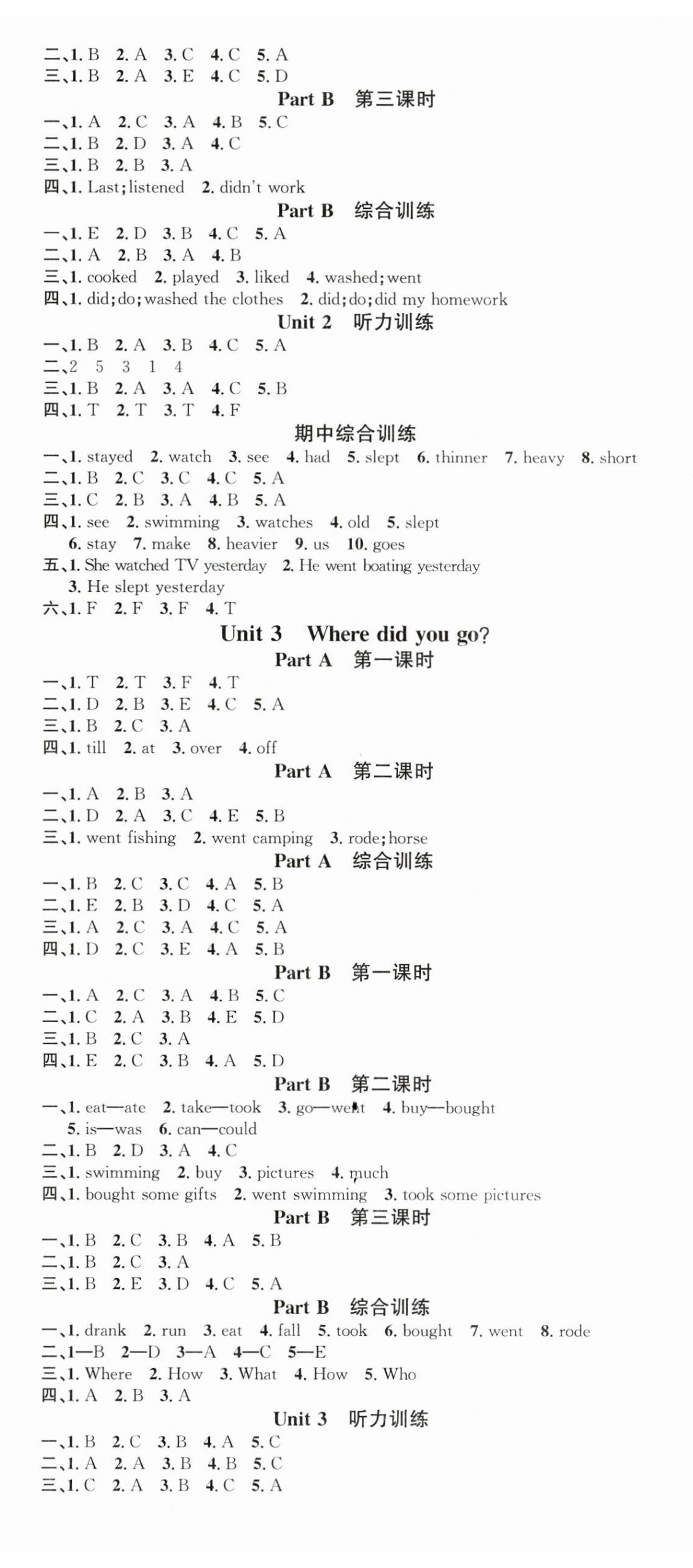 2024年名校課堂六年級英語下冊人教版 第2頁