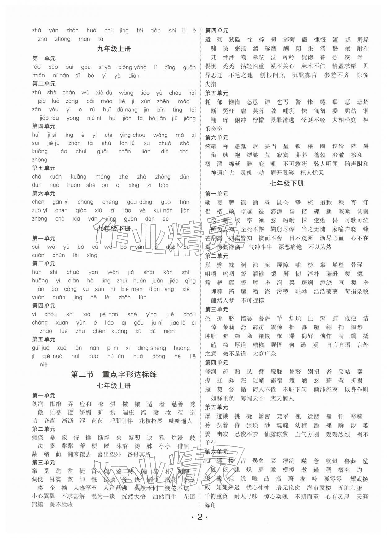 2026年语文总复习深圳专版&nbsp;第2页