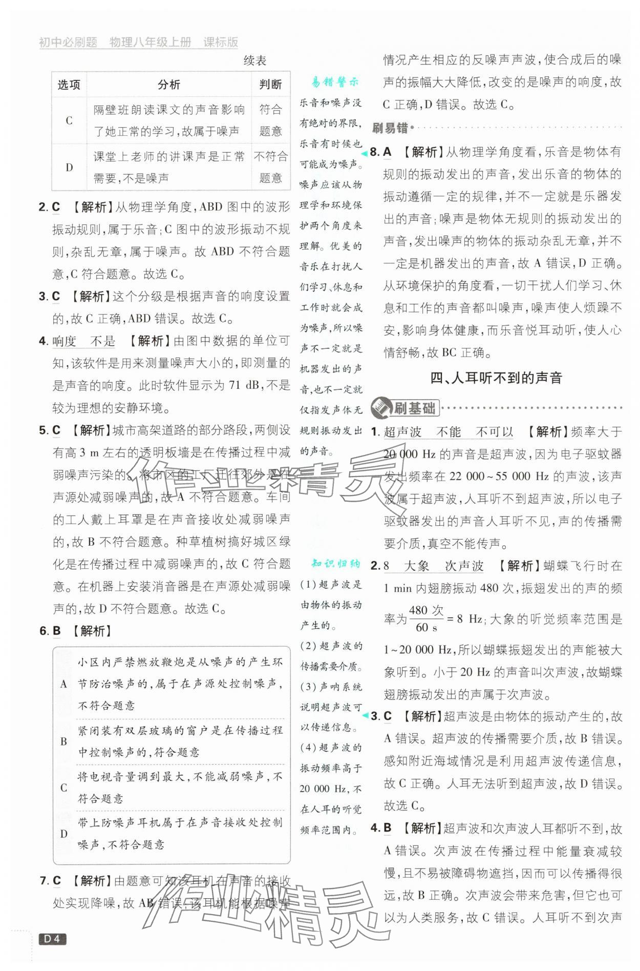 2025年初中必刷題八年級物理上冊蘇科版 第4頁