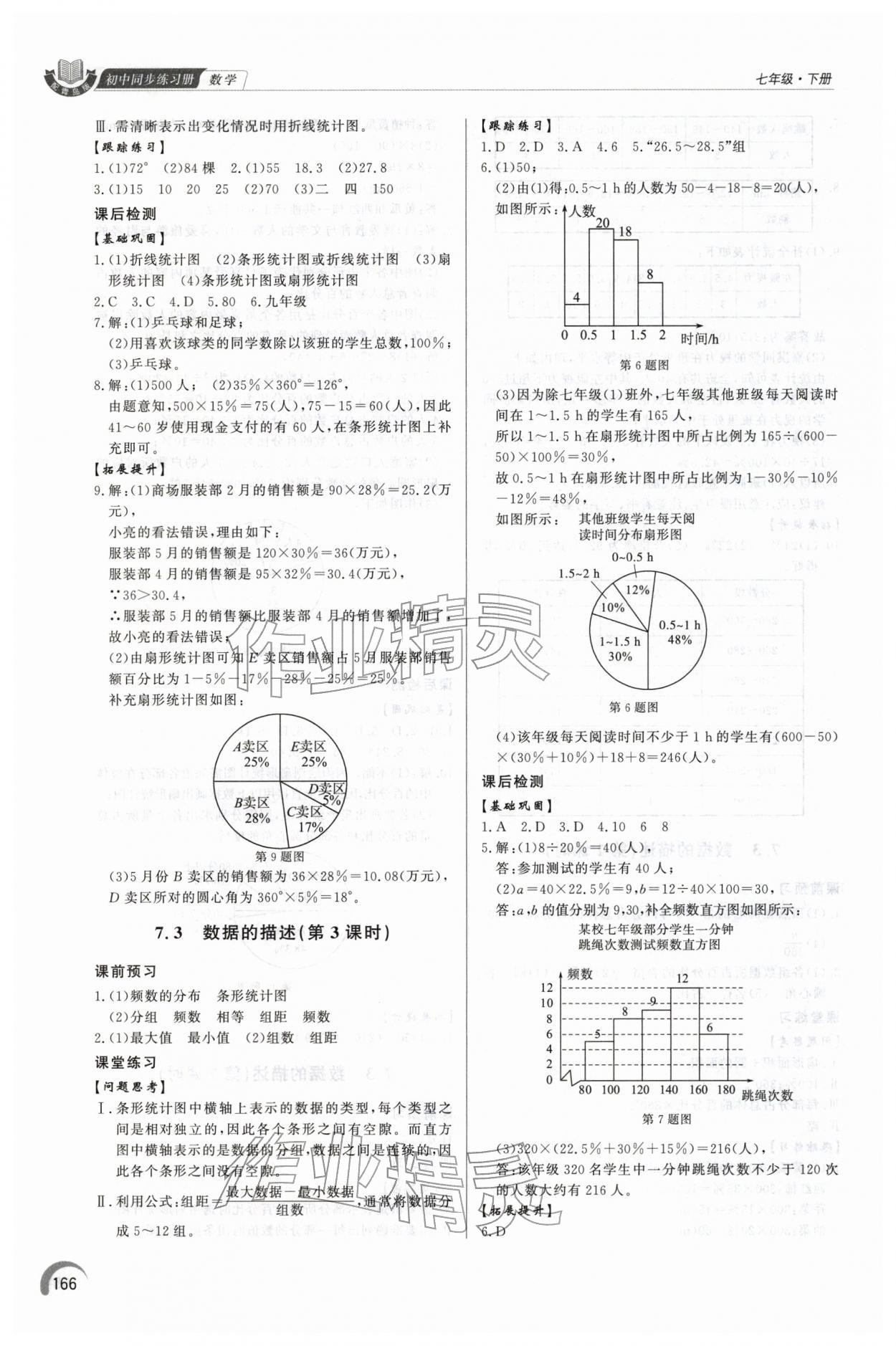 2026年同步练习册泰山出版社七年级数学下册青岛版&nbsp;第4页