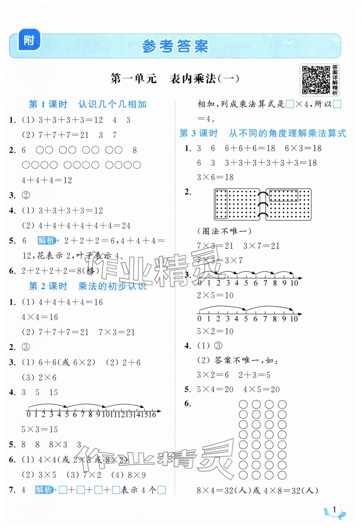 2025年亮點(diǎn)給力提優(yōu)班二年級(jí)數(shù)學(xué)上冊(cè)蘇教版 第1頁(yè)