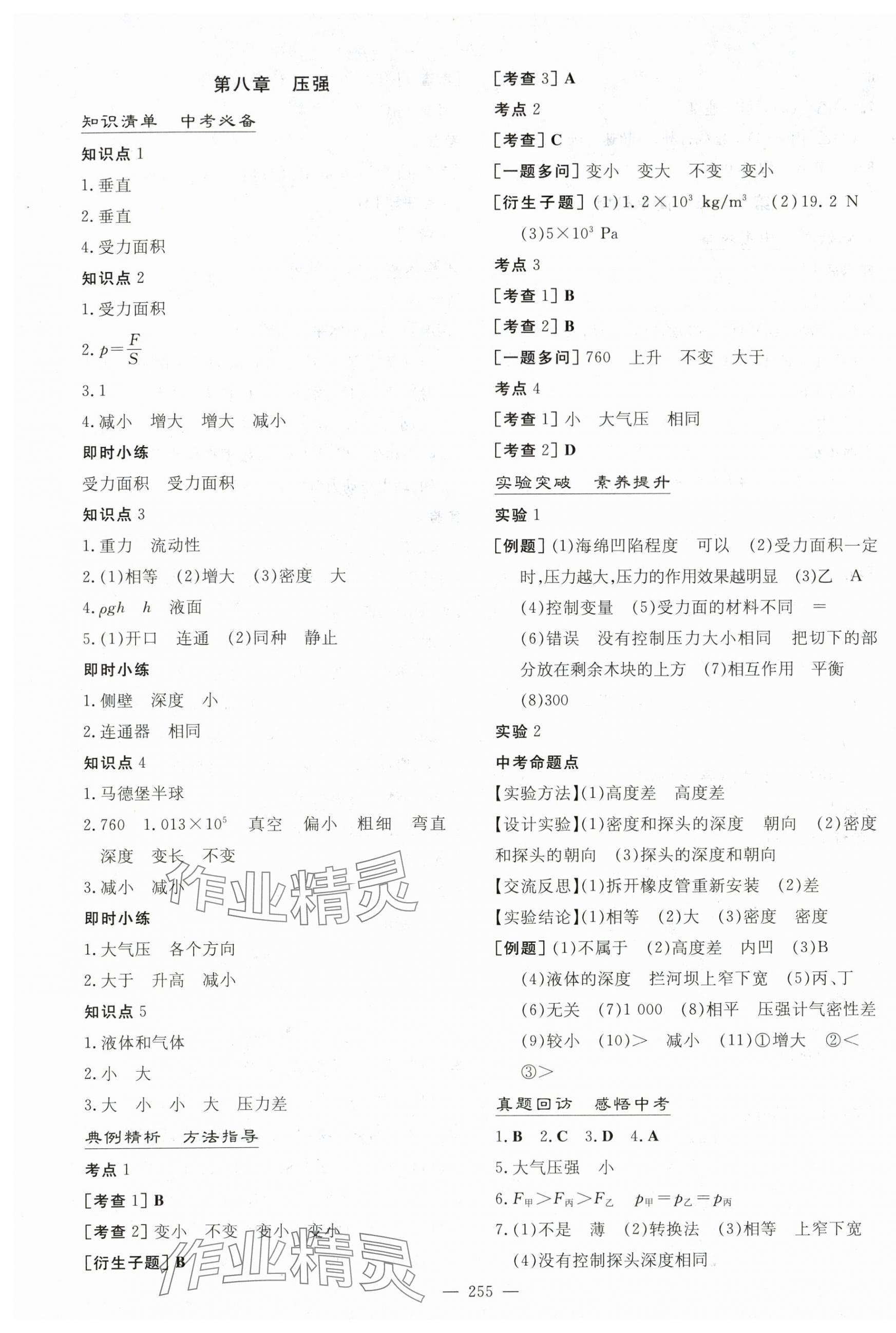 2024年中考總復(fù)習(xí)導(dǎo)與練九年級物理中考用書人教版 第9頁