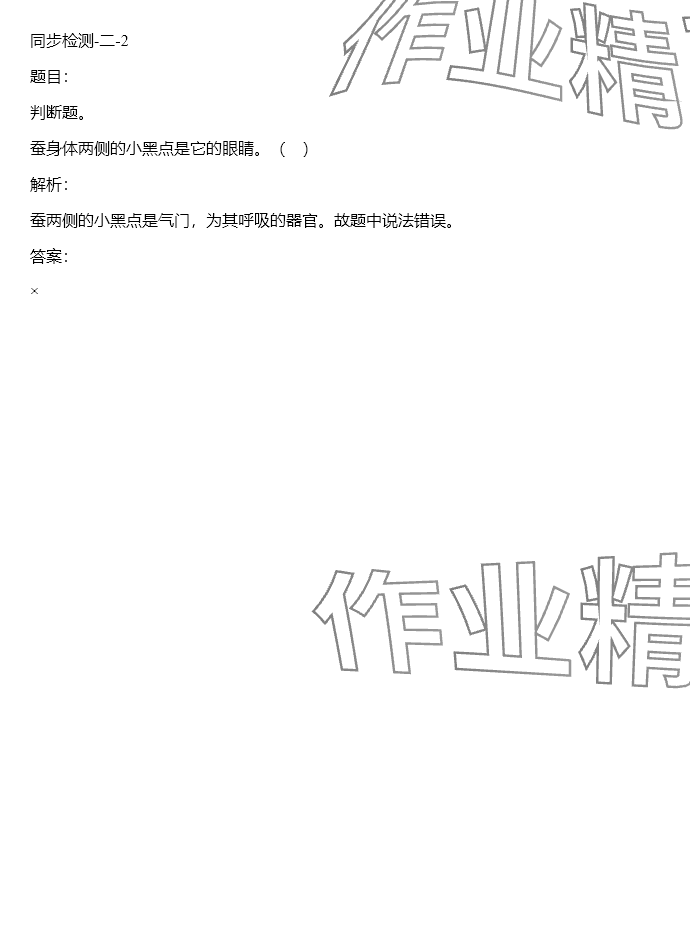 2024年同步實踐評價課程基礎訓練三年級科學下冊教科版 參考答案第77頁