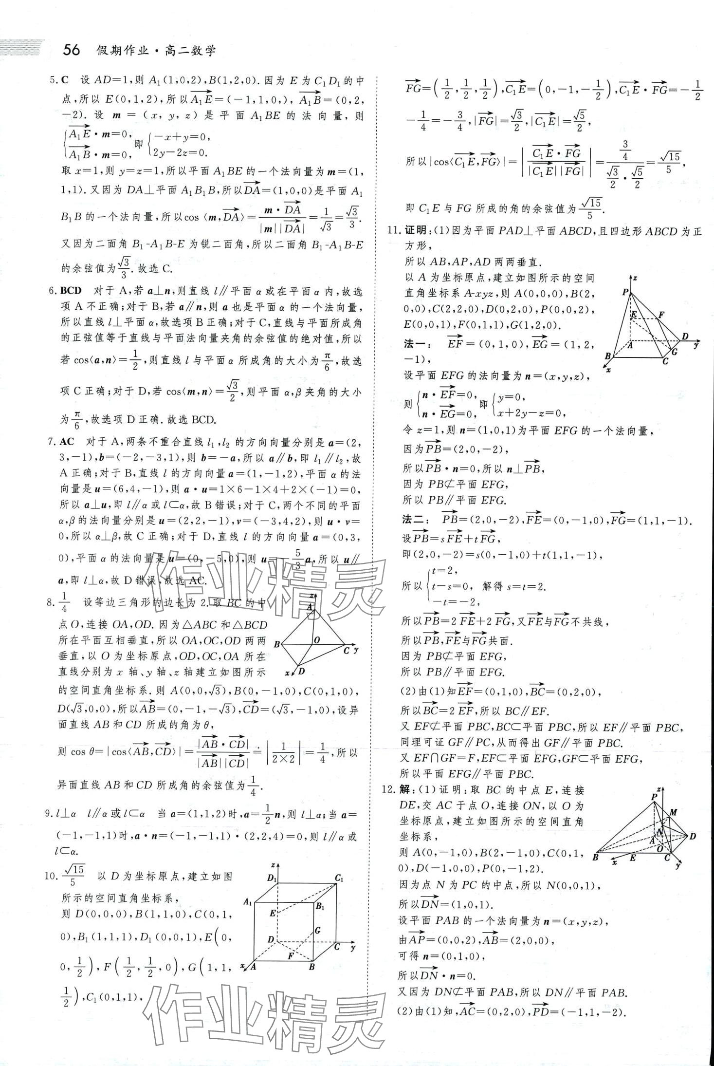 2024年金版新學(xué)案假期必刷題高二數(shù)學(xué) 第6頁