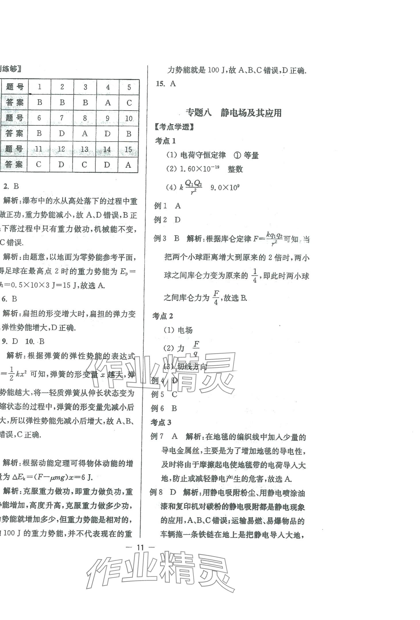 2024年高考總復(fù)習(xí)南方鳳凰臺(tái)高中物理 第11頁