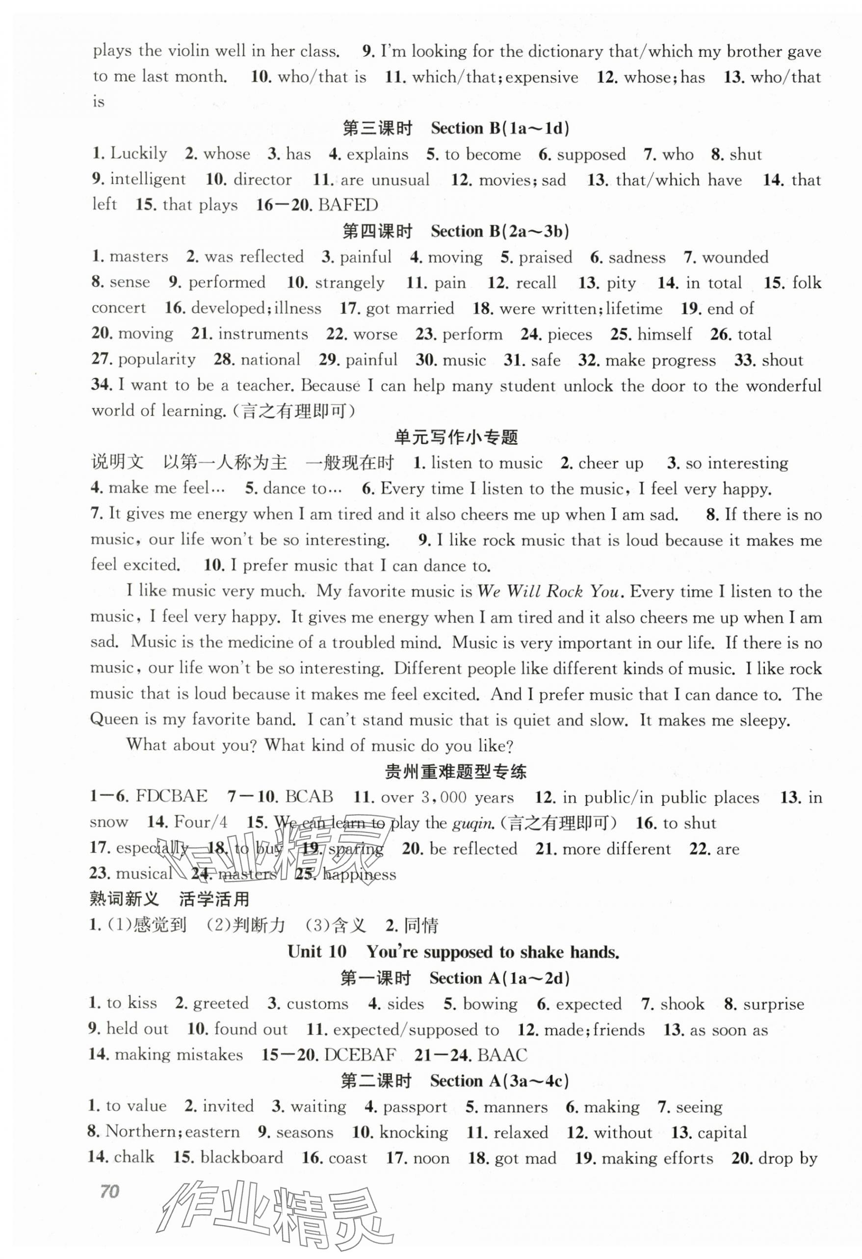 2025年名师学案九年级英语全一册人教版贵州专版 第11页