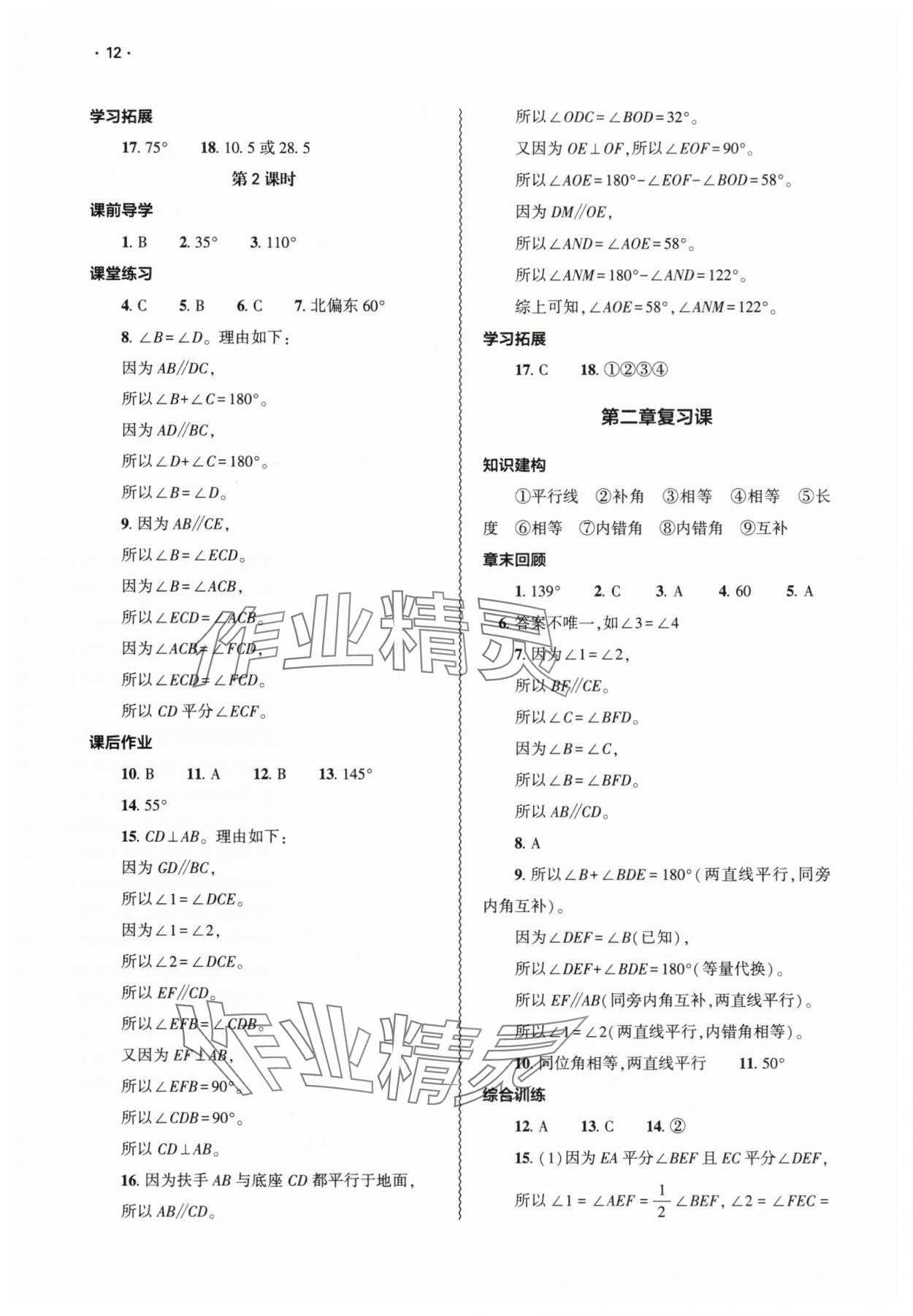 2025年基礎(chǔ)訓(xùn)練大象出版社七年級(jí)數(shù)學(xué)下冊北師大版 第12頁