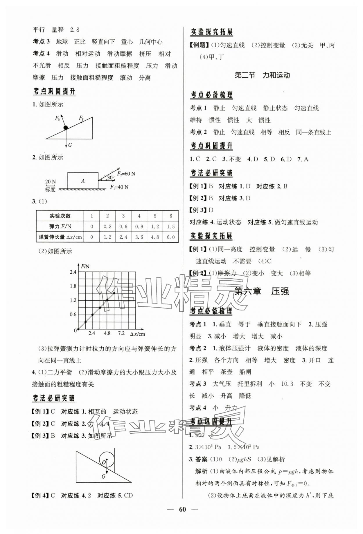 2024年初中总复习手册知识出版社物理 第4页