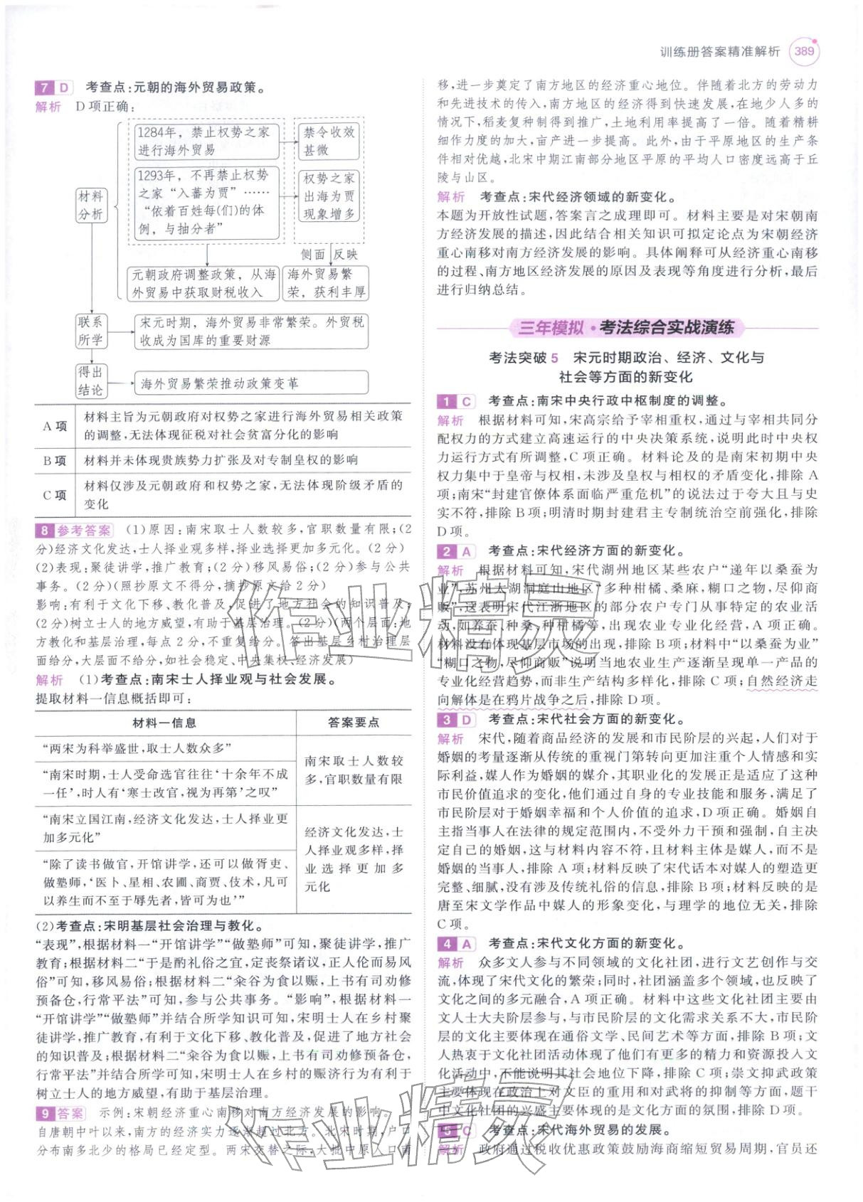 2026年5年高考3年模拟高中历史紫色进阶版 第23页