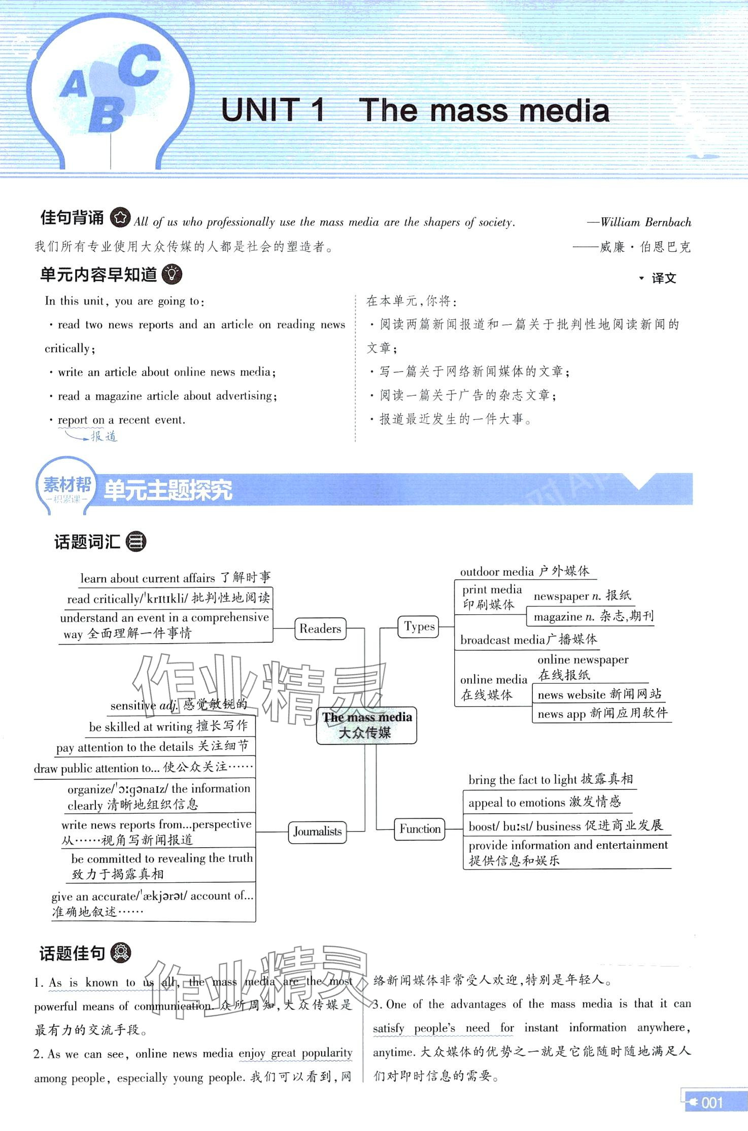 2024年教材課本高中英語選擇性必修第二冊譯林版 第1頁