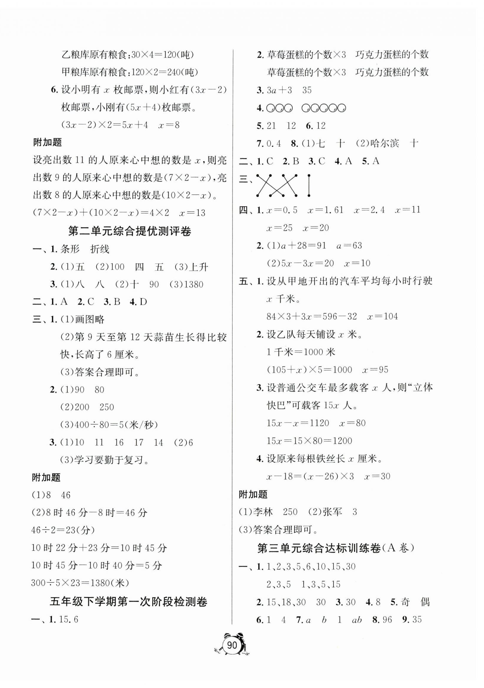 2025年小学互动空间相伴成长五年级数学下册苏教版 第2页