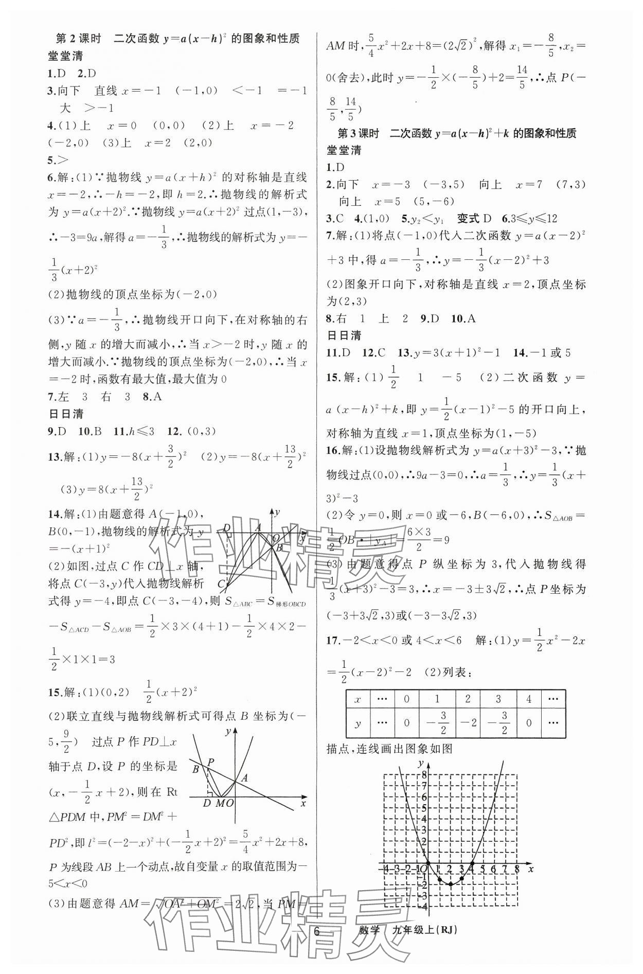 2023年四清導(dǎo)航九年級(jí)數(shù)學(xué)上冊人教版河南專版 第6頁