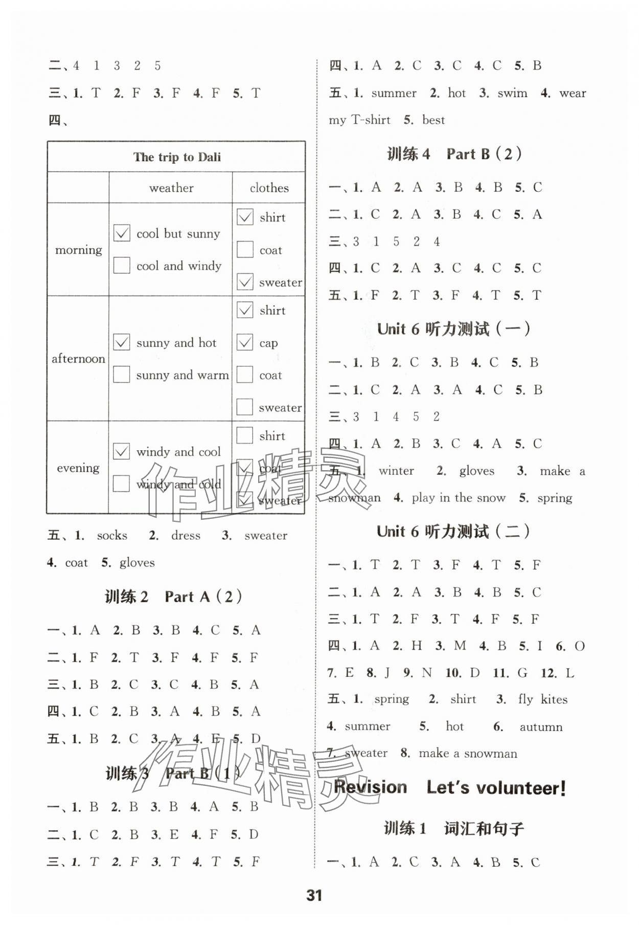 2025年通城學典小學英語聽力能手四年級上冊人教PEP版 第5頁
