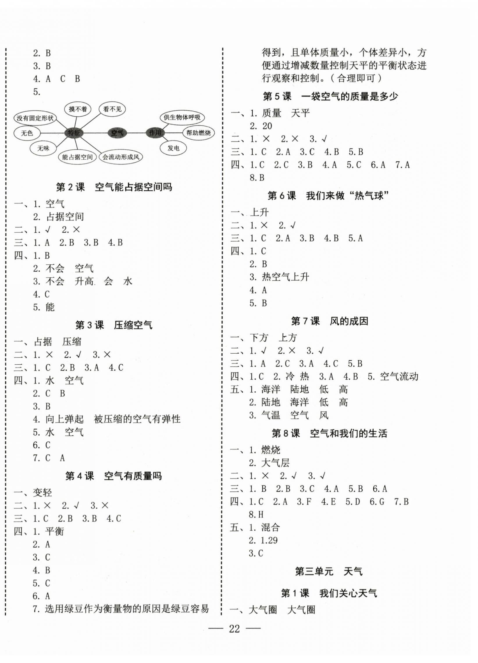 2024年科学速记大通关三年级科学上册教科版 第2页