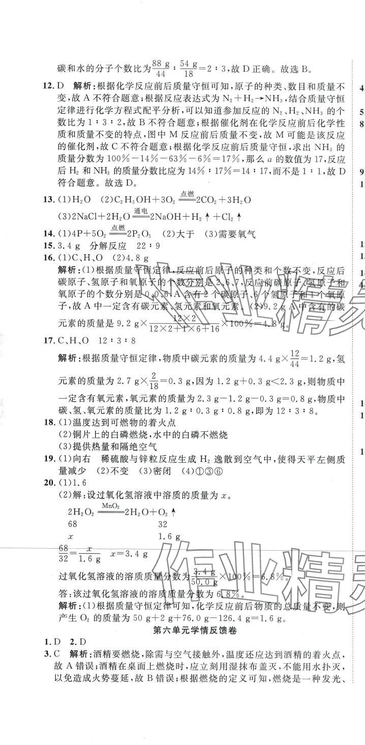 2024年學(xué)海金卷初中奪冠單元檢測卷九年級化學(xué)全一冊魯教版 第7頁