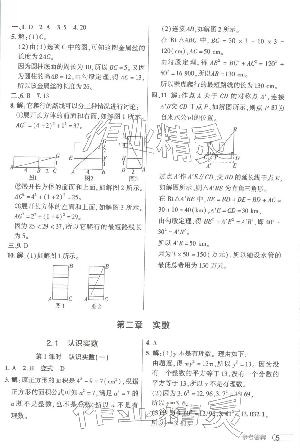 2025年鼎成中考活頁(yè)好題八年級(jí)數(shù)學(xué)上冊(cè)北師大版河南專版&nbsp;第6頁(yè)