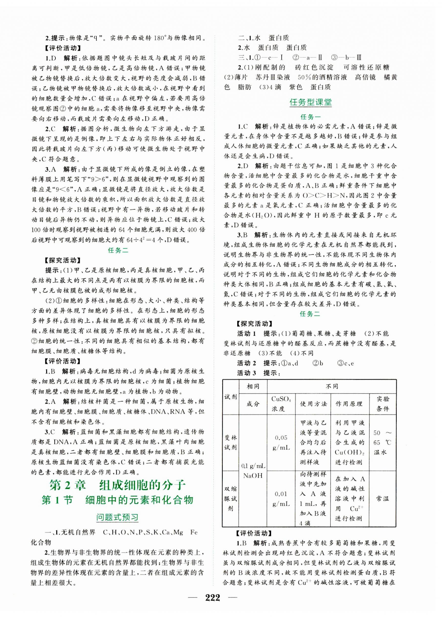 2023年點金訓(xùn)練精講巧練高中生物必修1人教版 第2頁