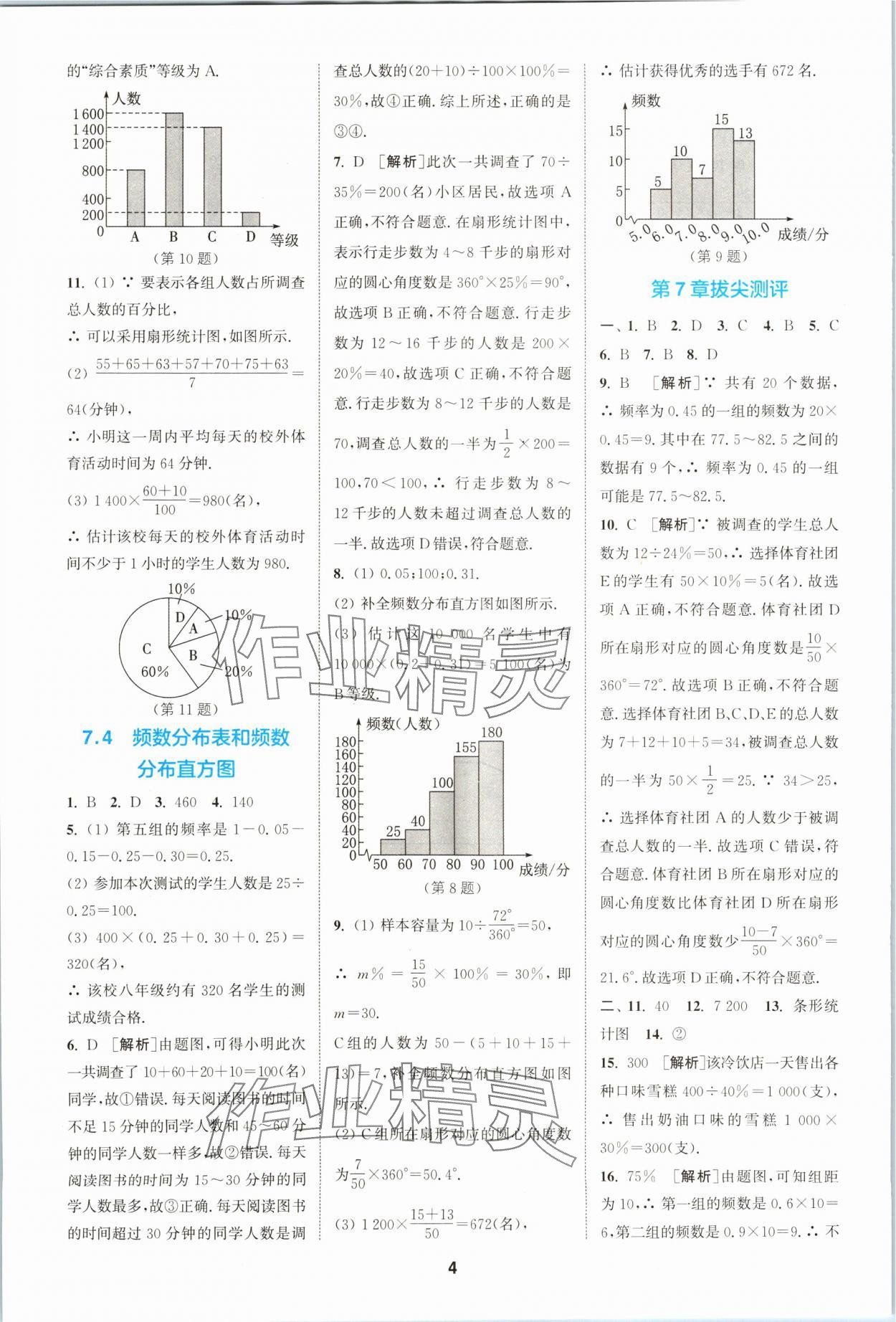 2024年拔尖特訓(xùn)八年級(jí)數(shù)學(xué)下冊(cè)蘇科版 參考答案第4頁(yè)