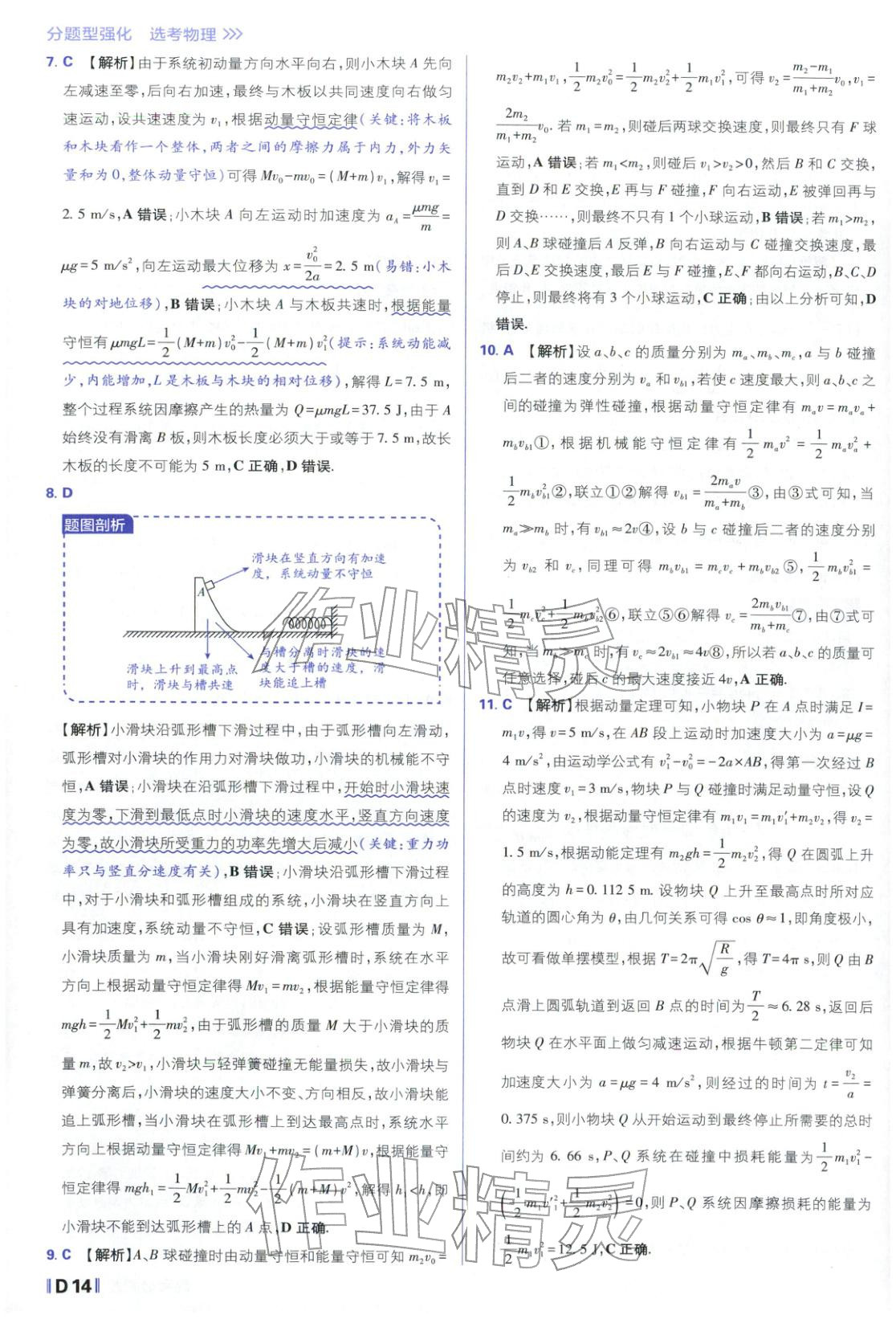2026年高考必刷題分題型強化物理江蘇專版&nbsp;參考答案第14頁