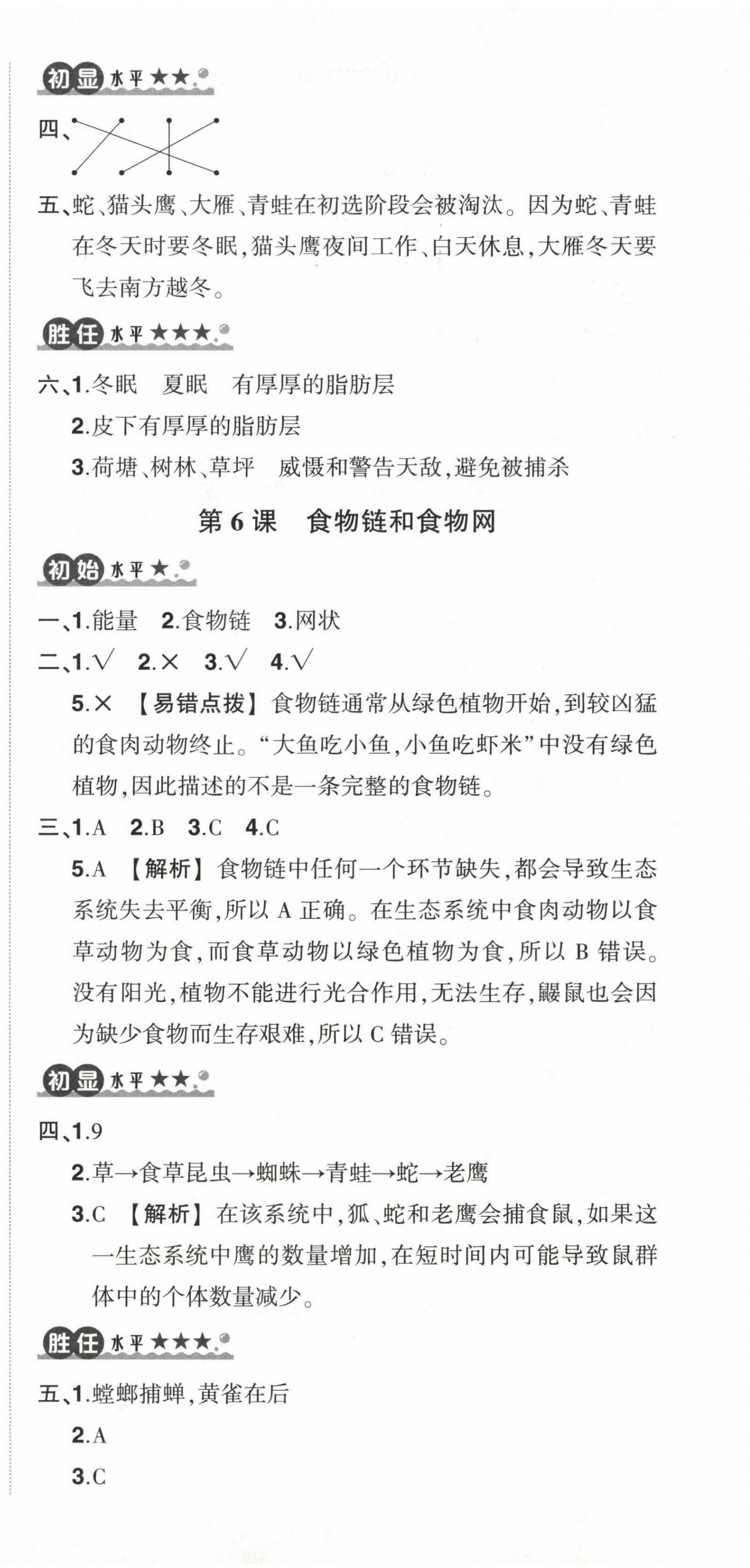 2024年?duì)钤刹怕穭?chuàng)優(yōu)作業(yè)100分五年級(jí)科學(xué)下冊(cè)教科版 參考答案第3頁(yè)