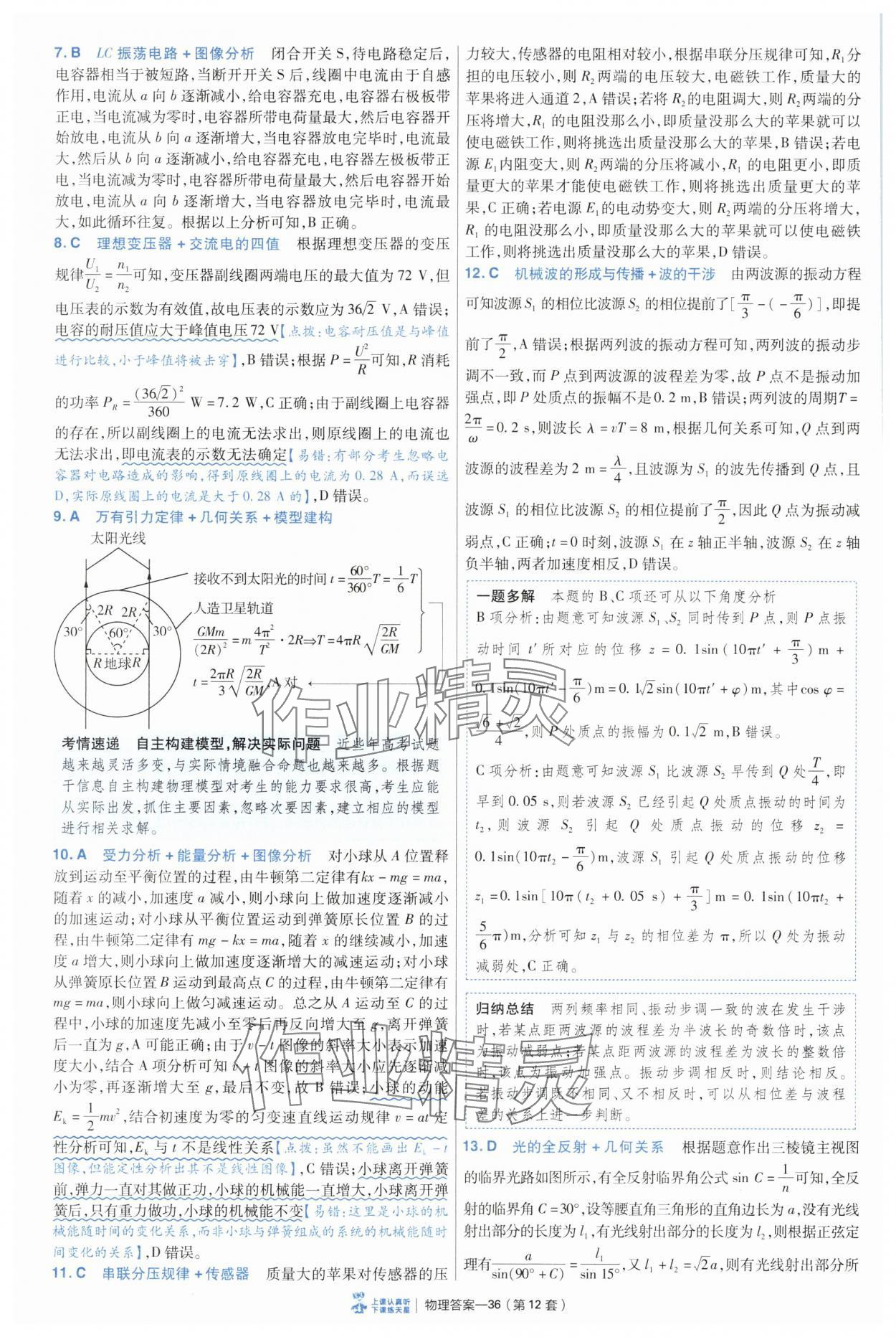 2025年高考沖刺優(yōu)秀模擬試卷匯編45套物理 第36頁