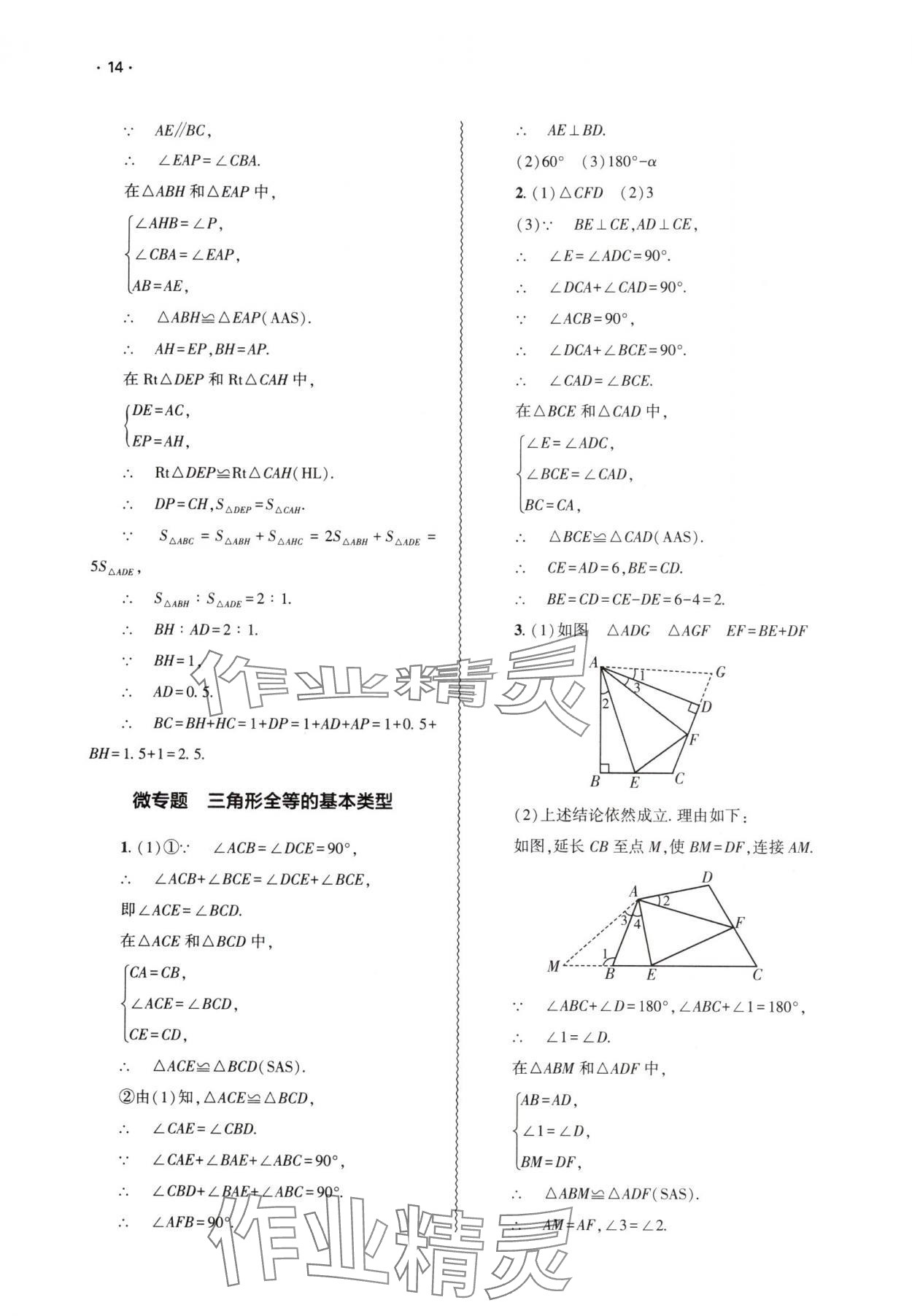 2025年基础训练大象出版社八年级数学上册人教版 第14页
