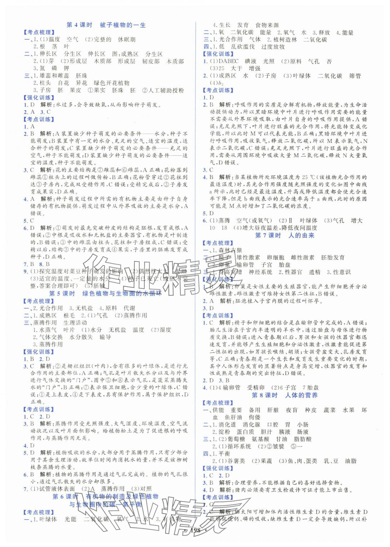 2024年初中总复习山东文艺出版社生物淄博专版 第2页