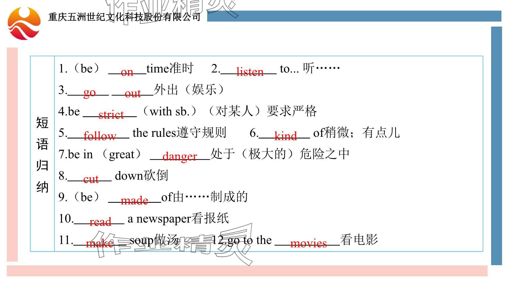 2024年重慶市中考試題分析與復(fù)習(xí)指導(dǎo)英語 參考答案第82頁