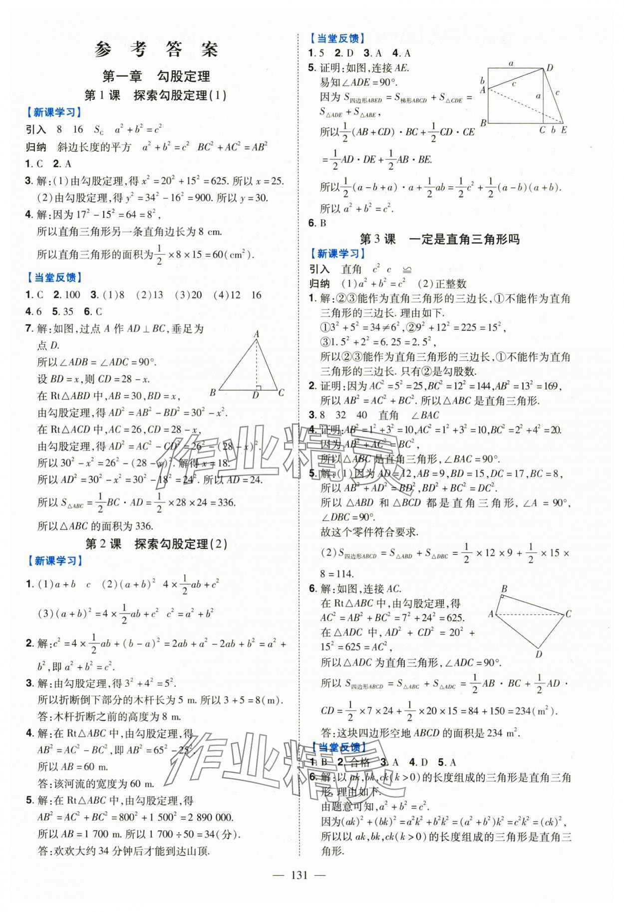 2025年南方新课堂金牌学案八年级数学上册北师大版 第1页