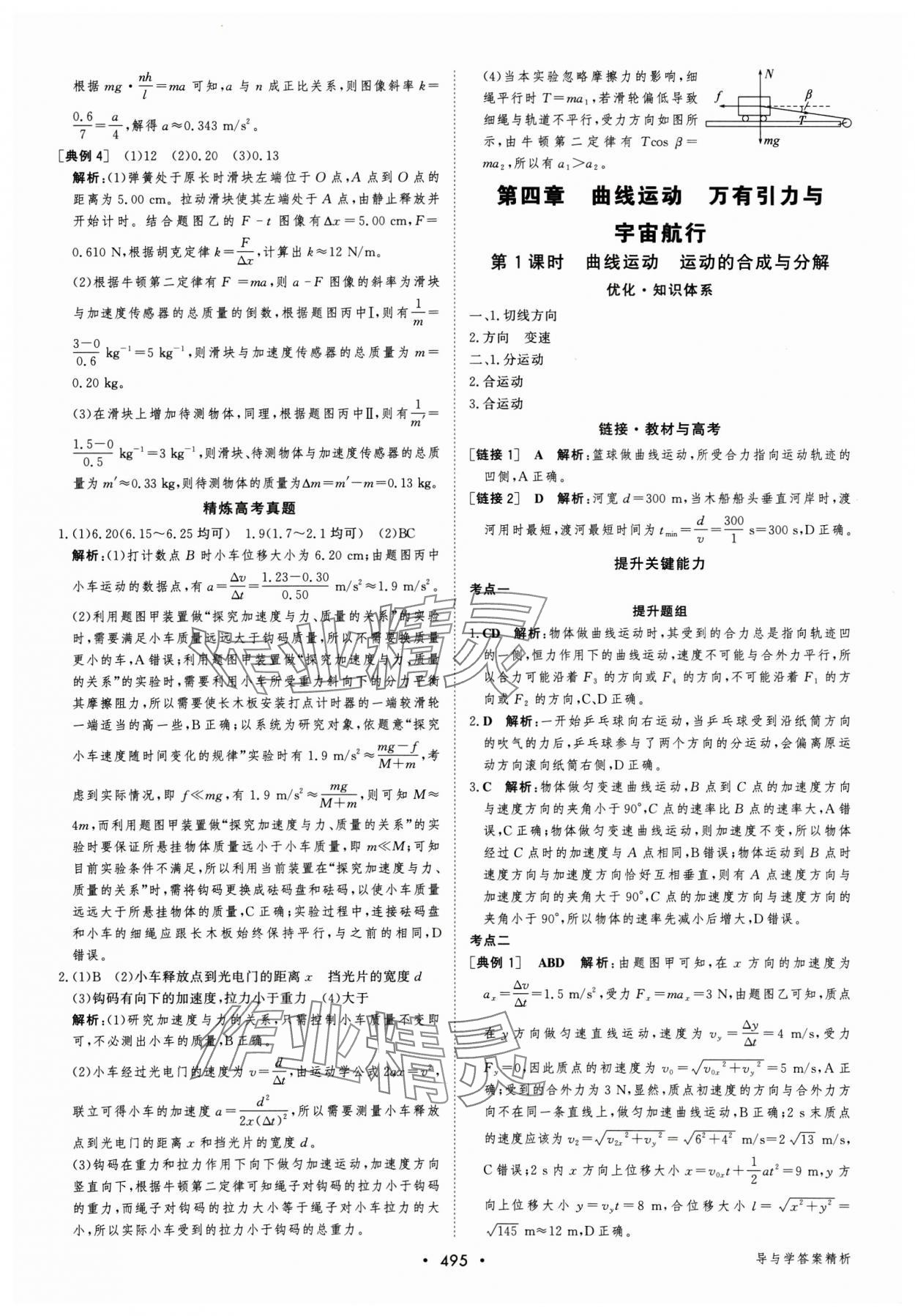 2025年優(yōu)化指導(dǎo)高中物理人教版 參考答案第17頁(yè)