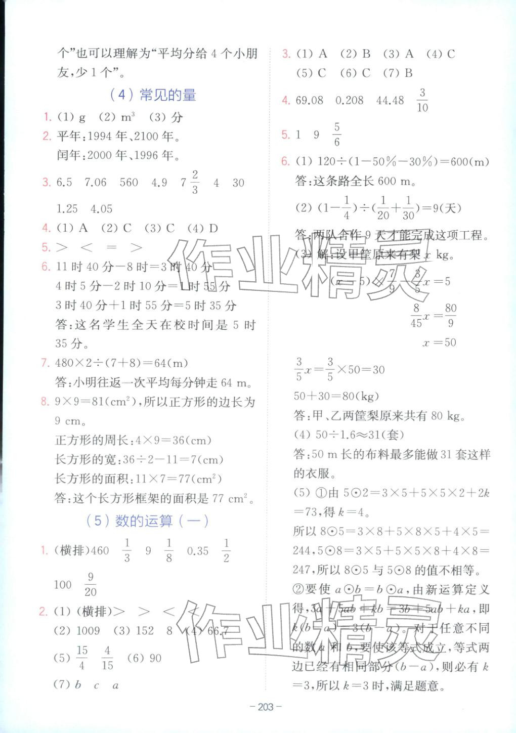 2026年全易通六年级数学下册苏教版 第11页