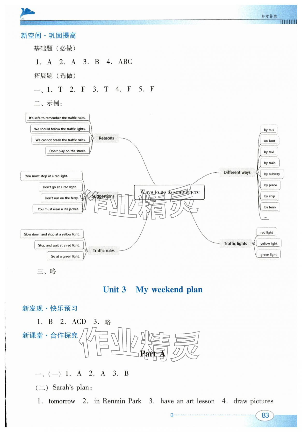 2023年南方新課堂金牌學(xué)案六年級英語上冊人教版 第5頁