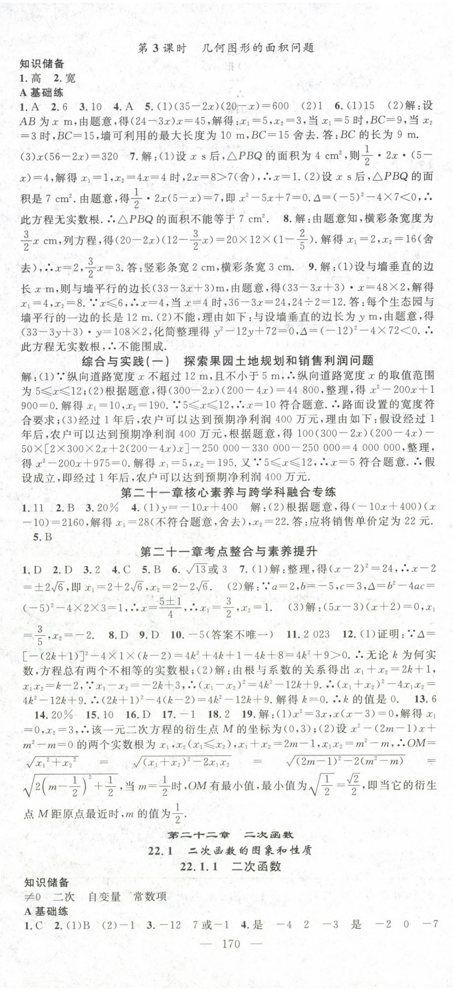 2024年名師學(xué)案九年級(jí)數(shù)學(xué)上冊(cè)人教版湖北專版 第5頁(yè)