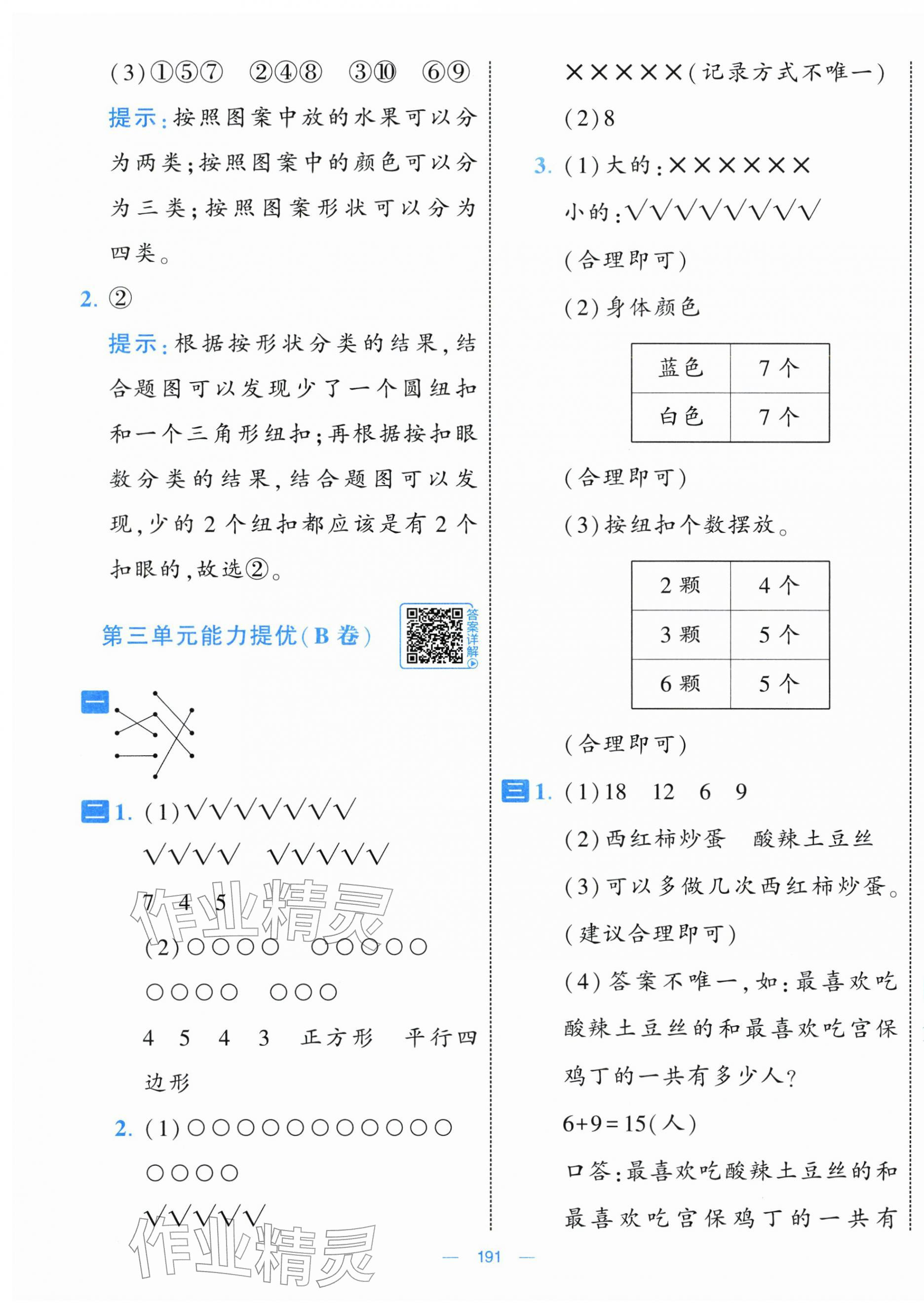 2026年学霸提优大试卷一年级数学下册苏教版&nbsp;第7页