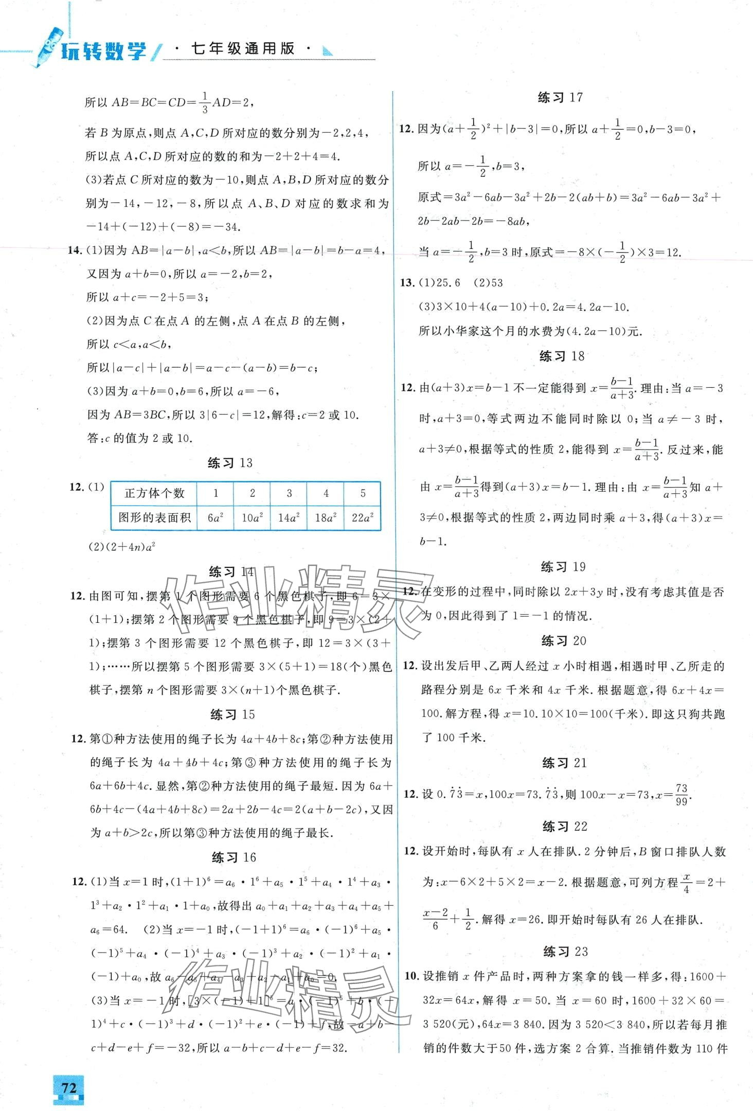 2024年名师讲坛智趣冬令营七年级数学通用版 第2页