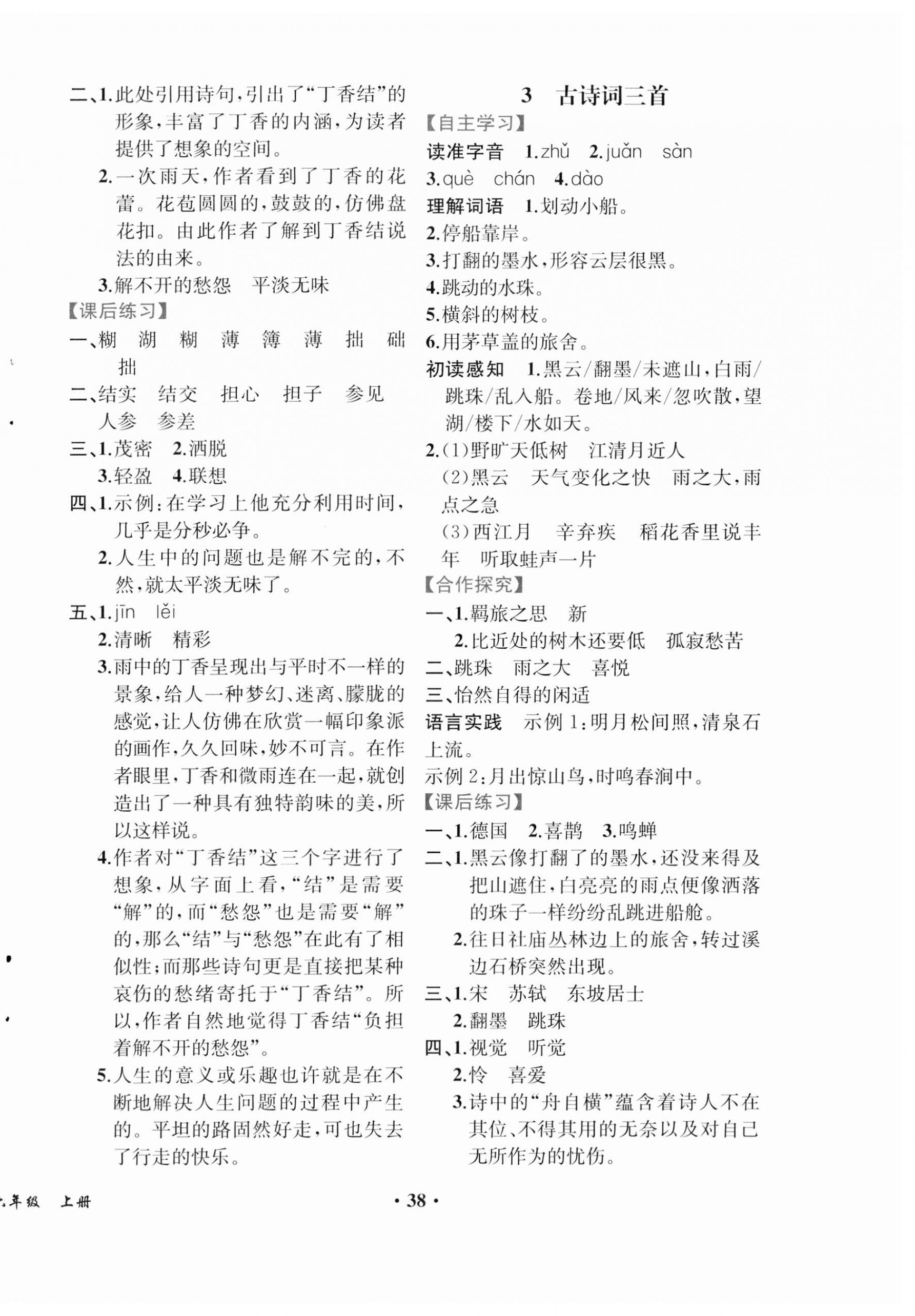 2023年胜券在握同步解析与测评六年级语文上册人教版重庆专版 第2页