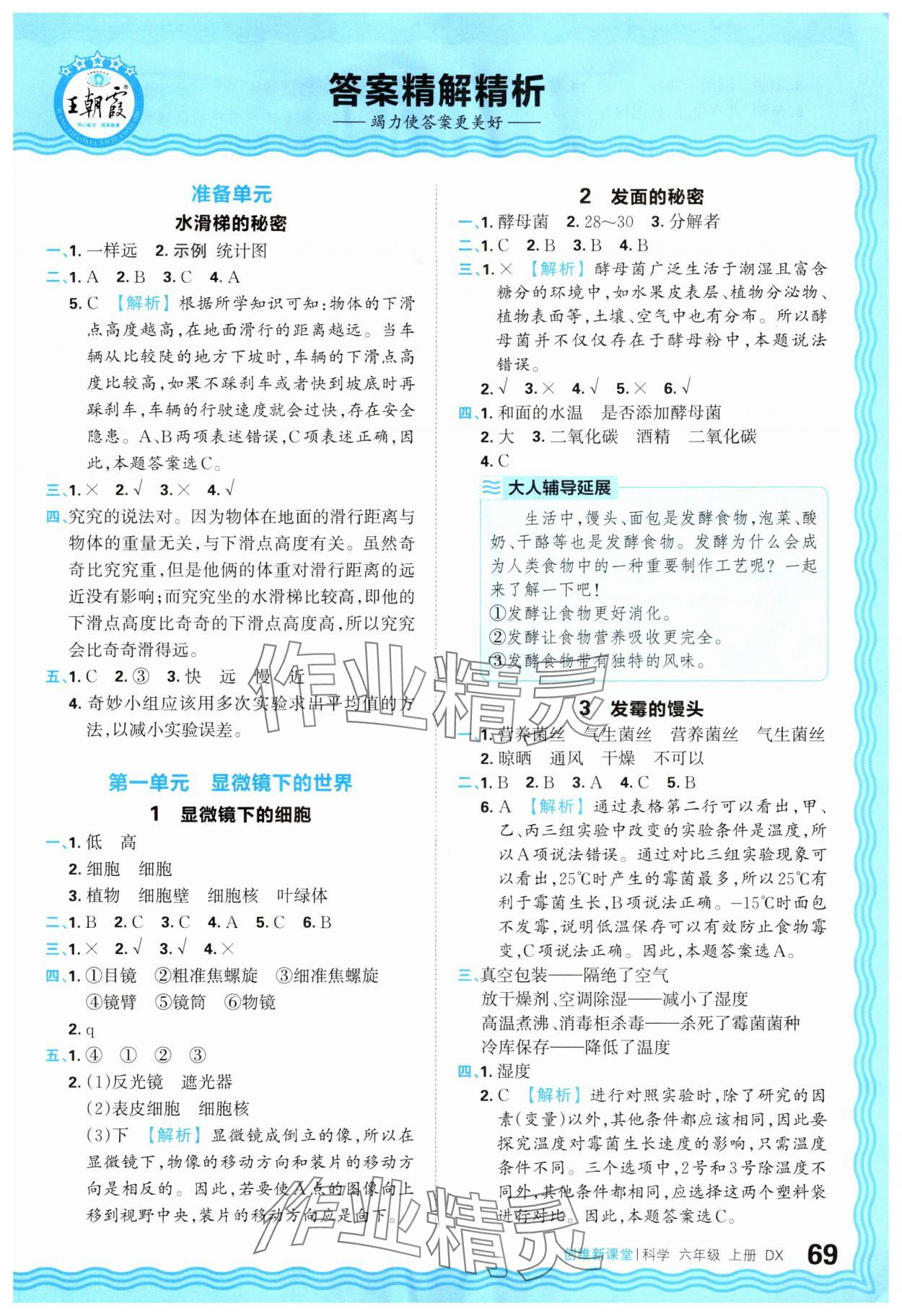 2025年创维新课堂六年级科学上册大象版 第1页