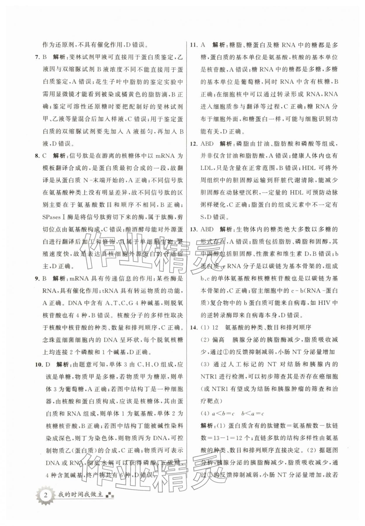 2026年最高考寒假作業(yè)高三生物&nbsp;第2頁