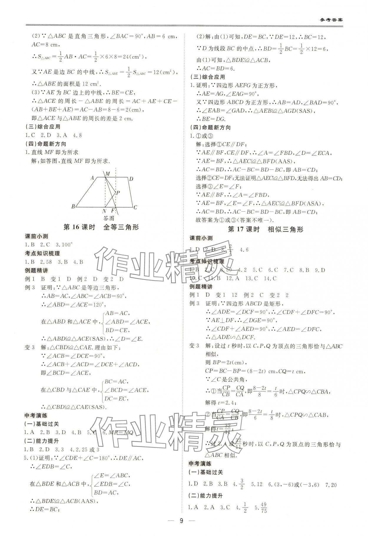 2025年新課標(biāo)中考寶典數(shù)學(xué)深圳專版 第9頁